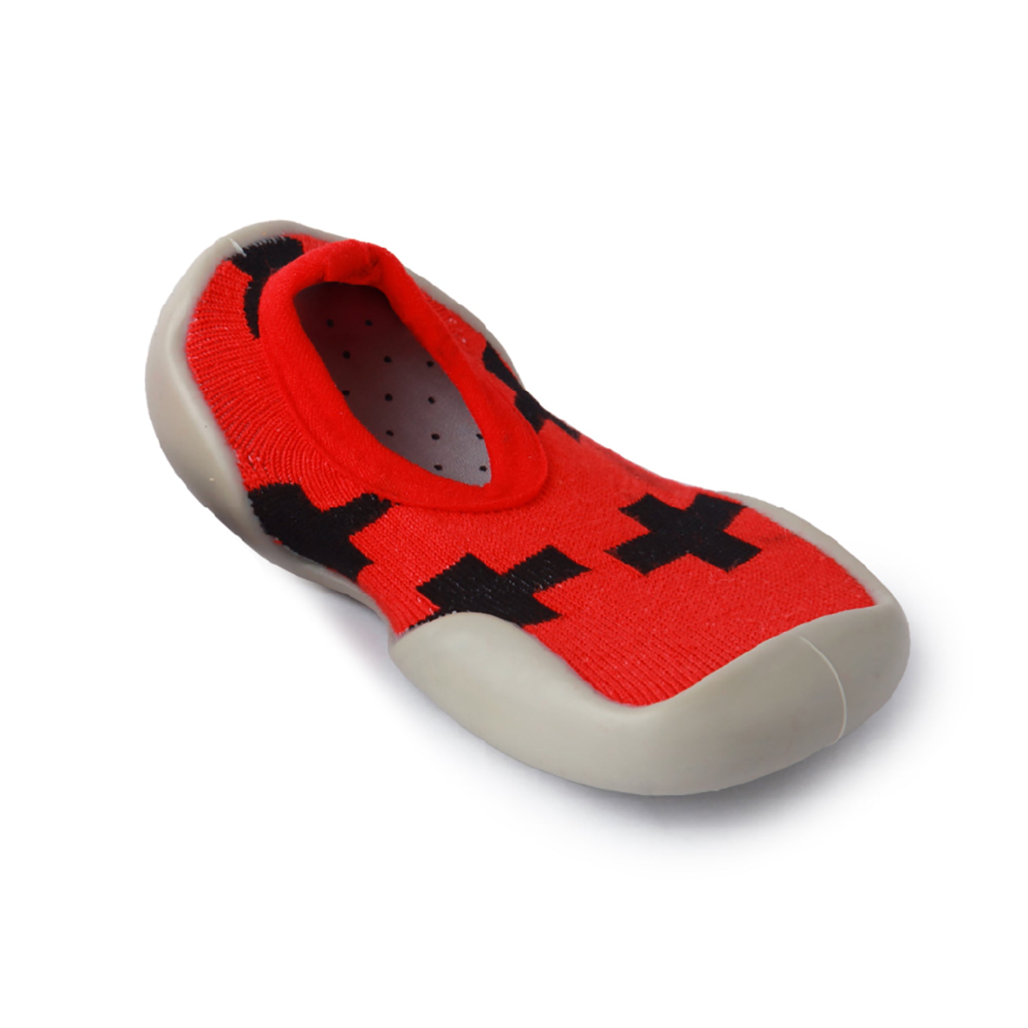 Hot Cross Buns Red Slip-On Shoes
