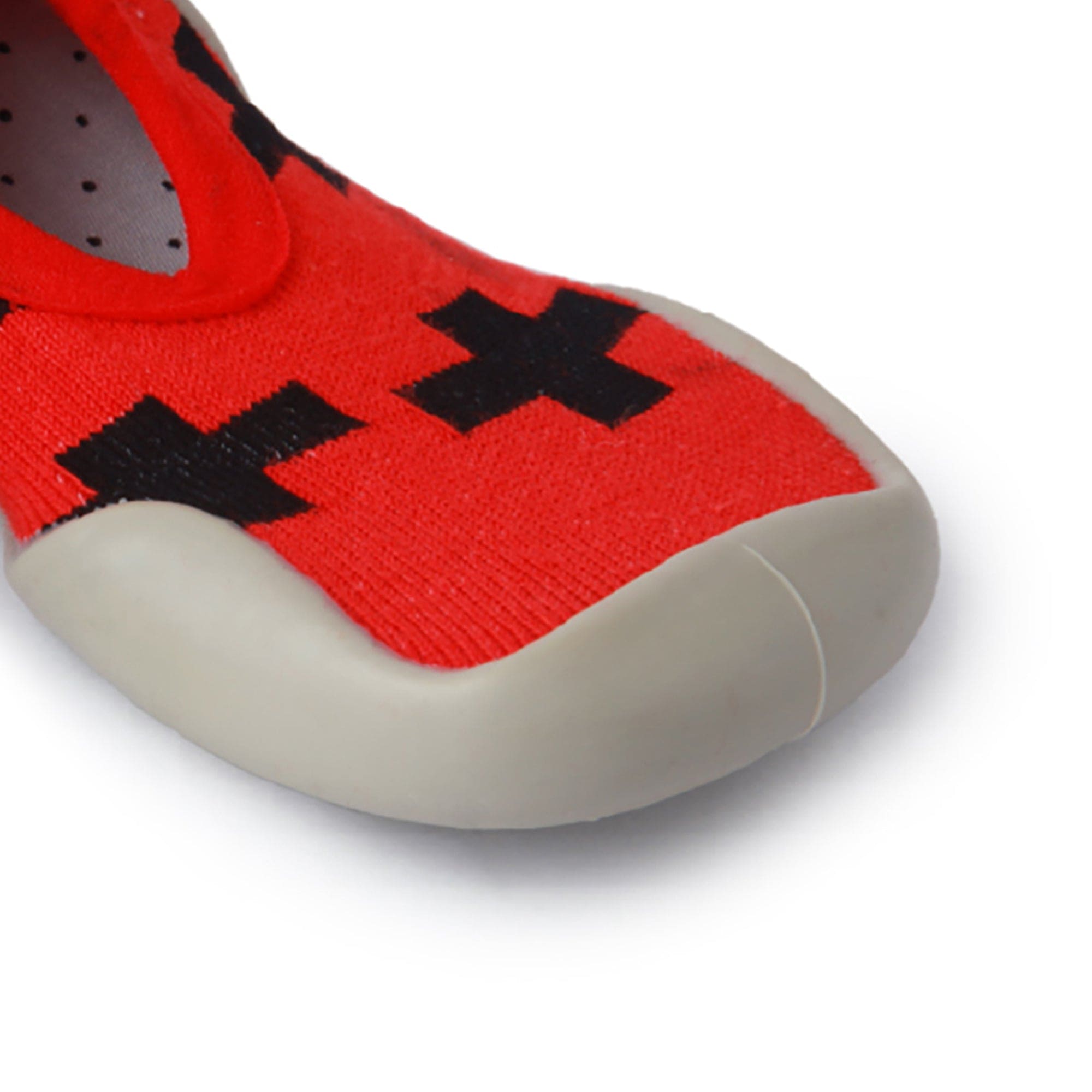 Hot Cross Buns Red Slip-On Shoes