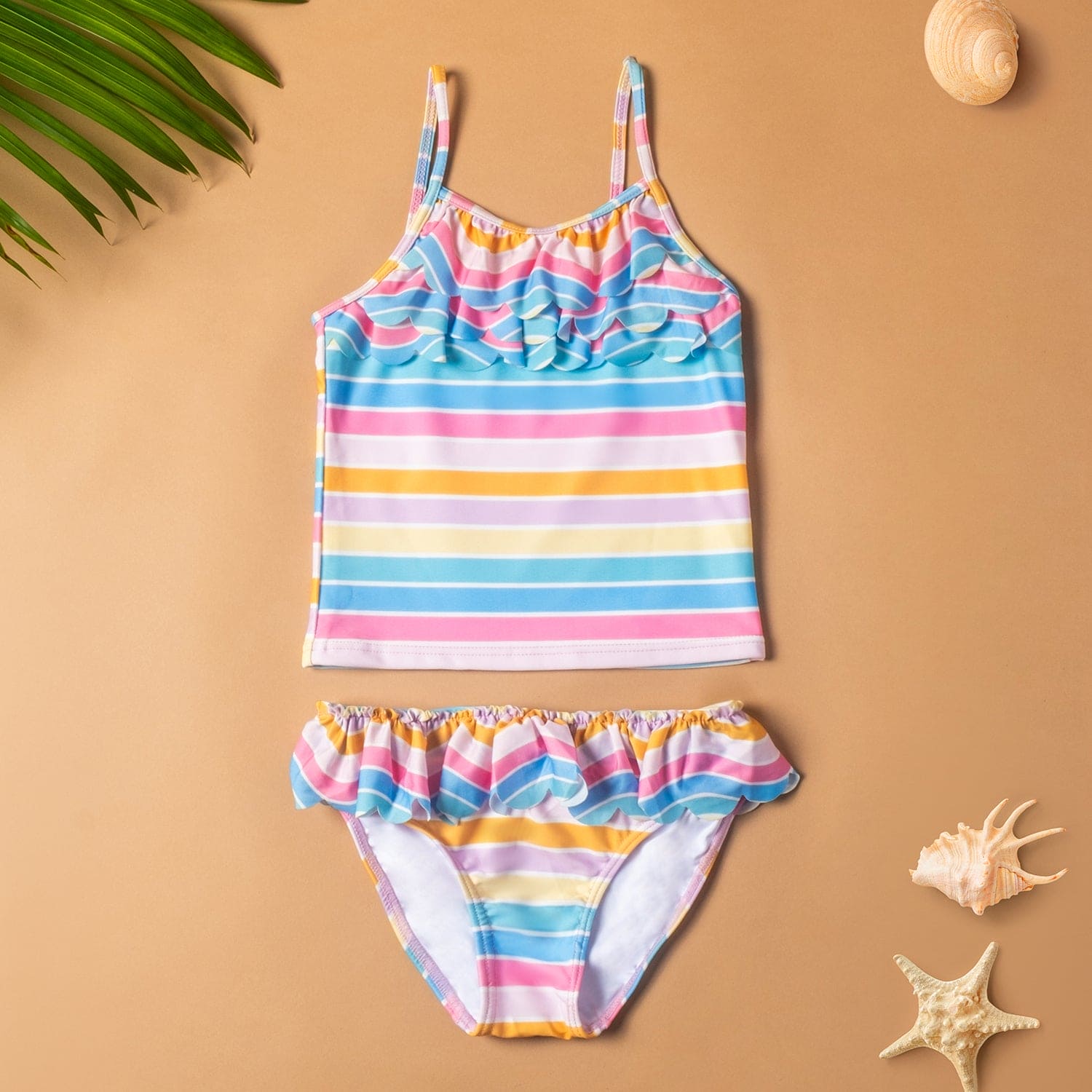 Rainbow sales baby swimsuit