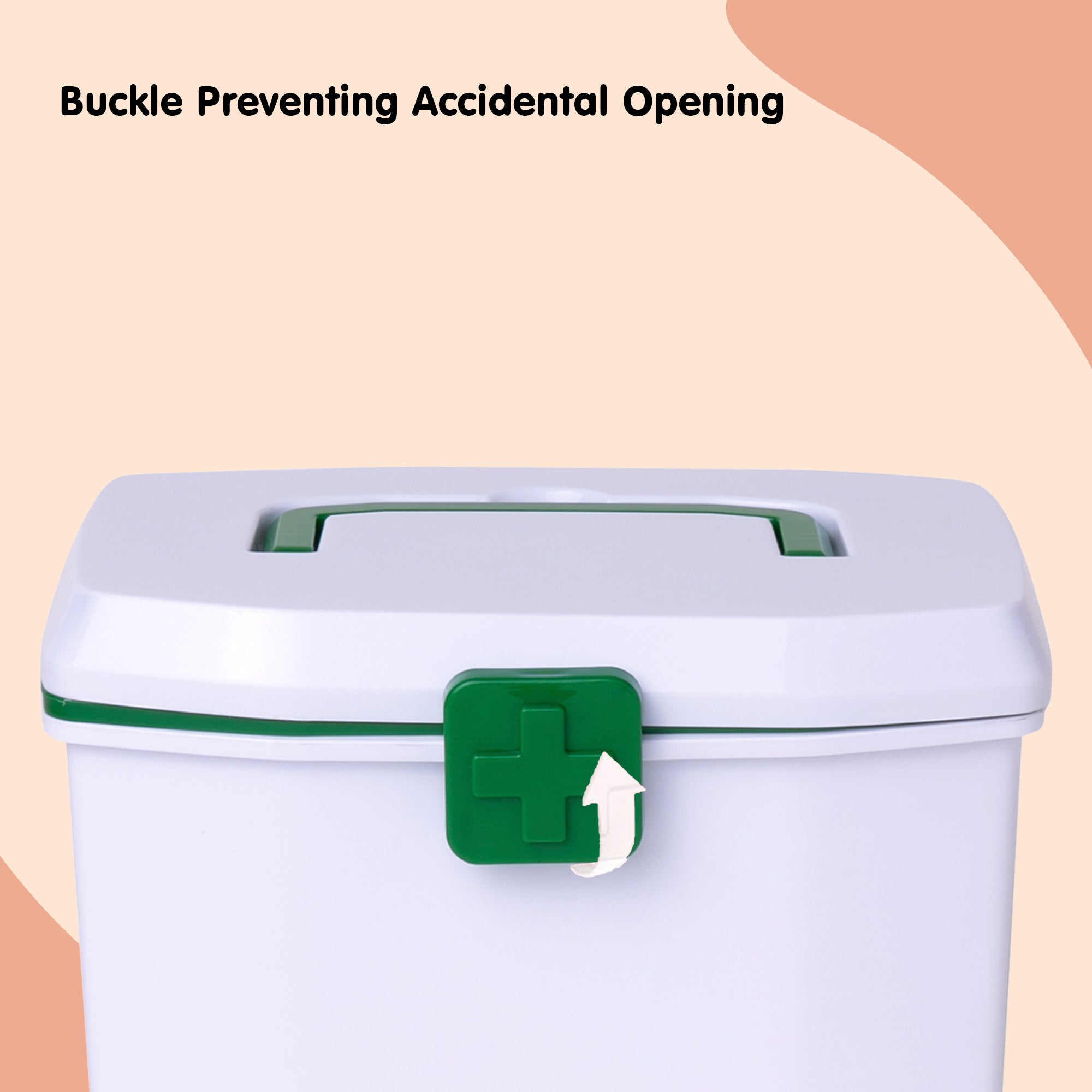 Baby Moo Medium Green Medicine Box