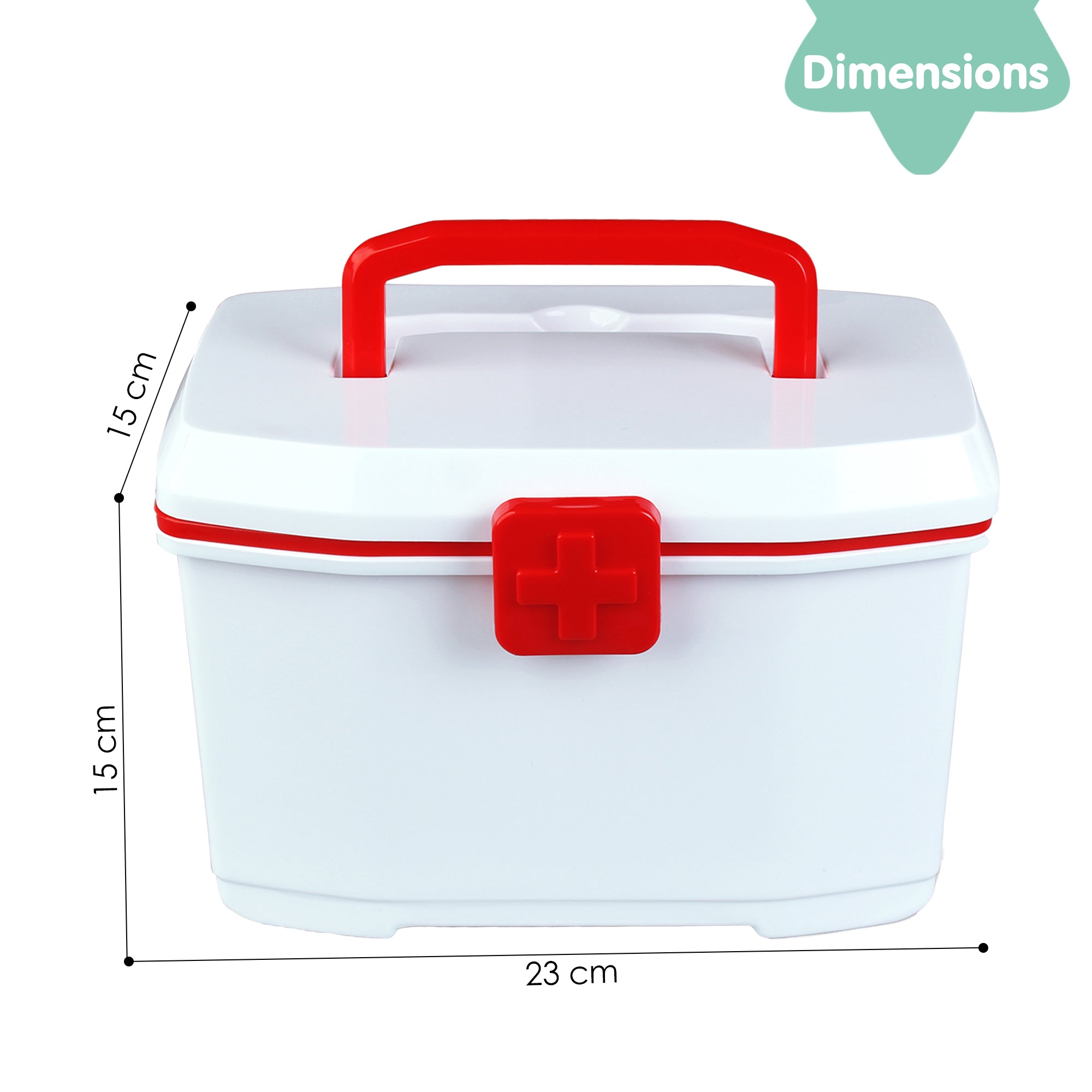 Medium Red Medicine Box