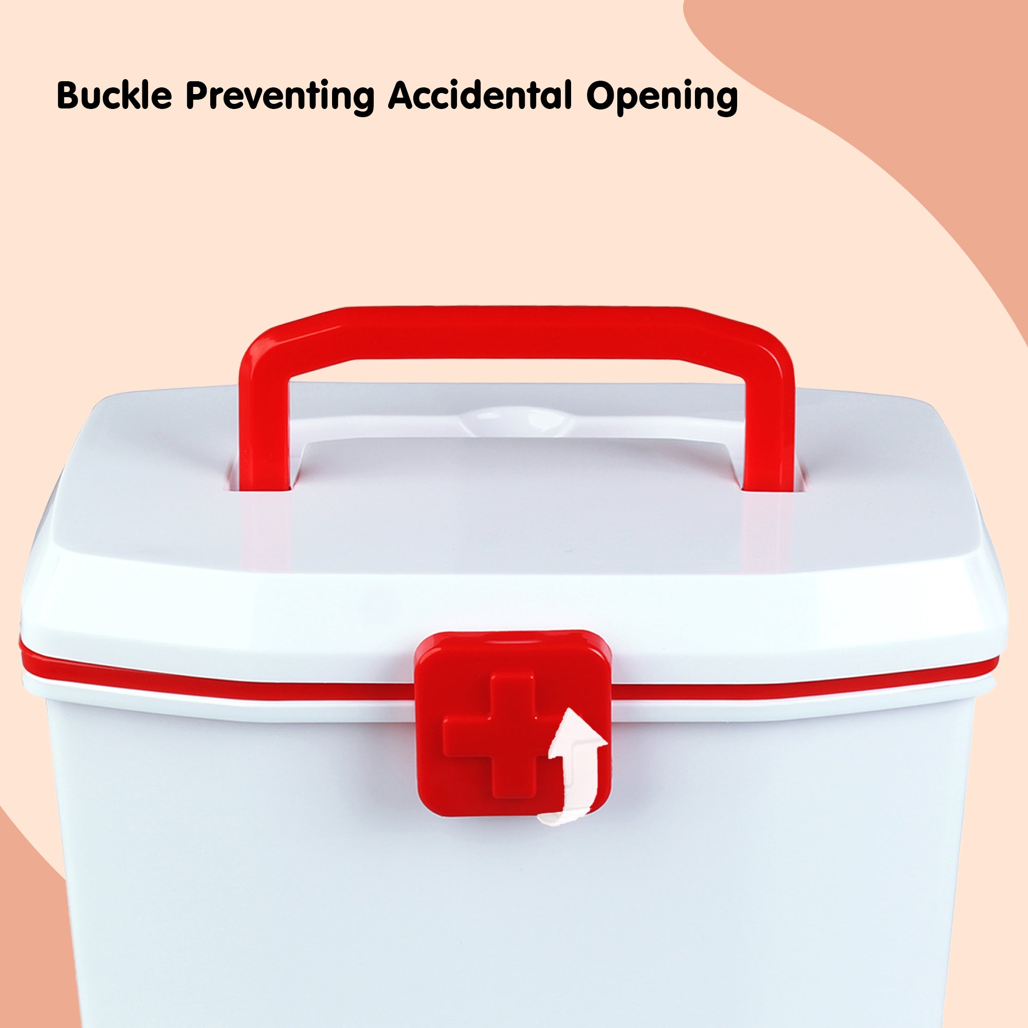 Medium Red Medicine Box