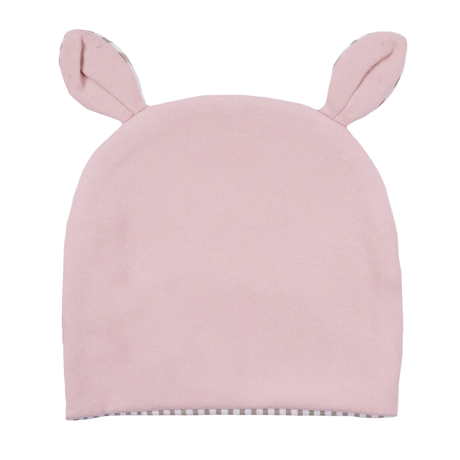 Baby Moo Busy Bee All Season Stretchable Hosiery Warm 3D Beanie Cap - Pink
