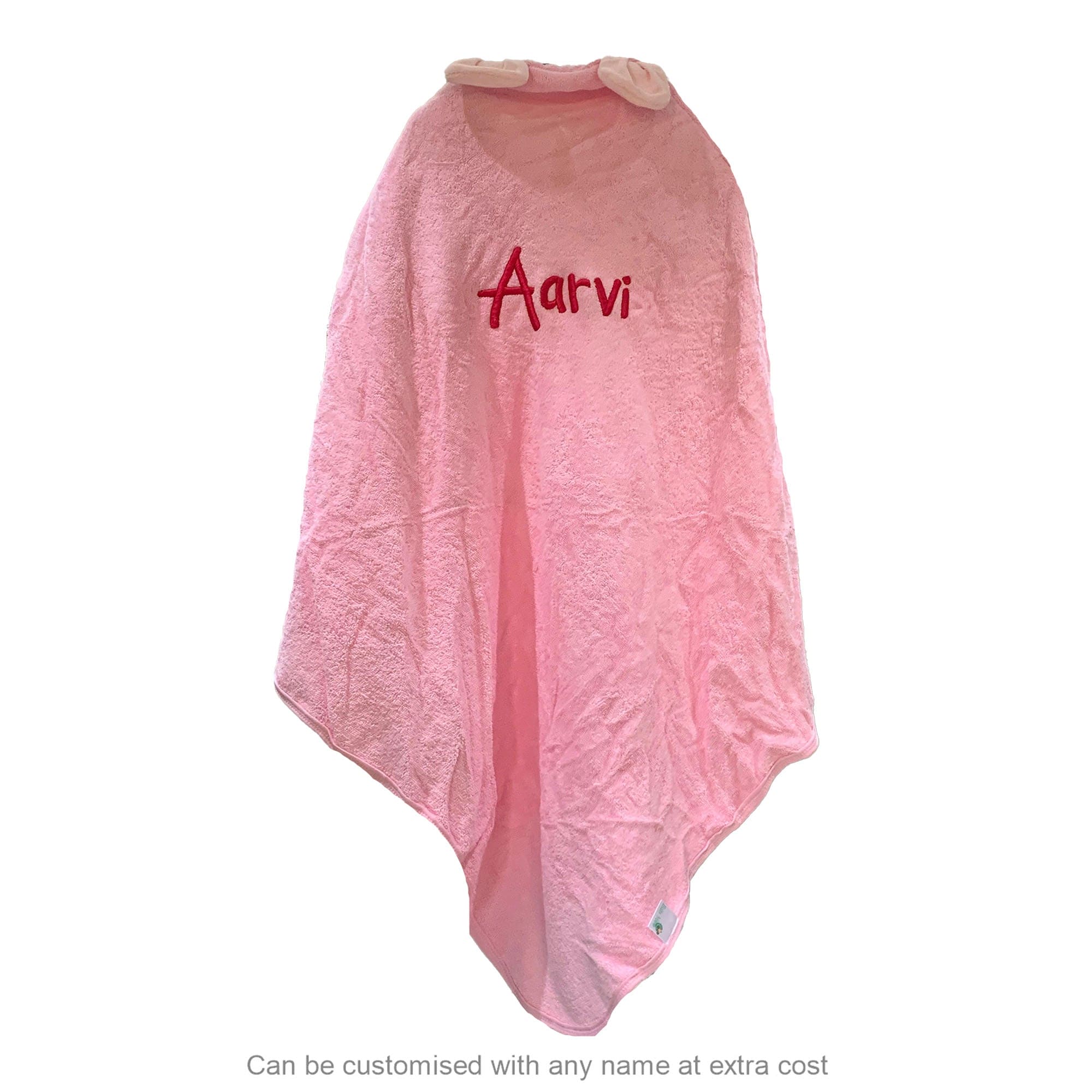 Elephant Pink Hooded Towel