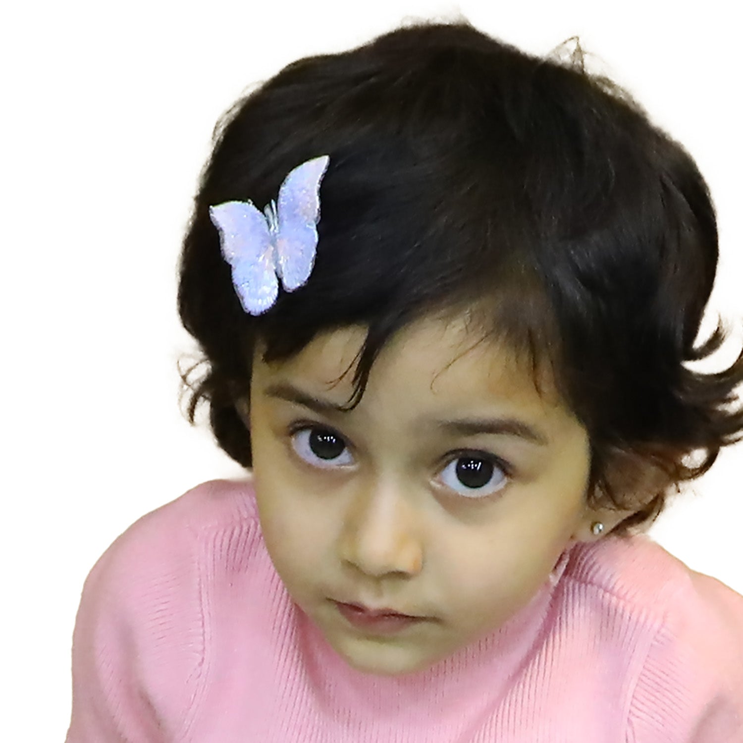 Dia Bows Hair Clips Set 9 Pcs - Blue - Baby Moo