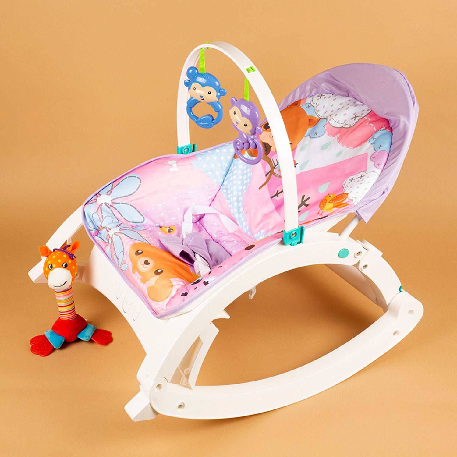 Nature Lover Purple Portable Rocker