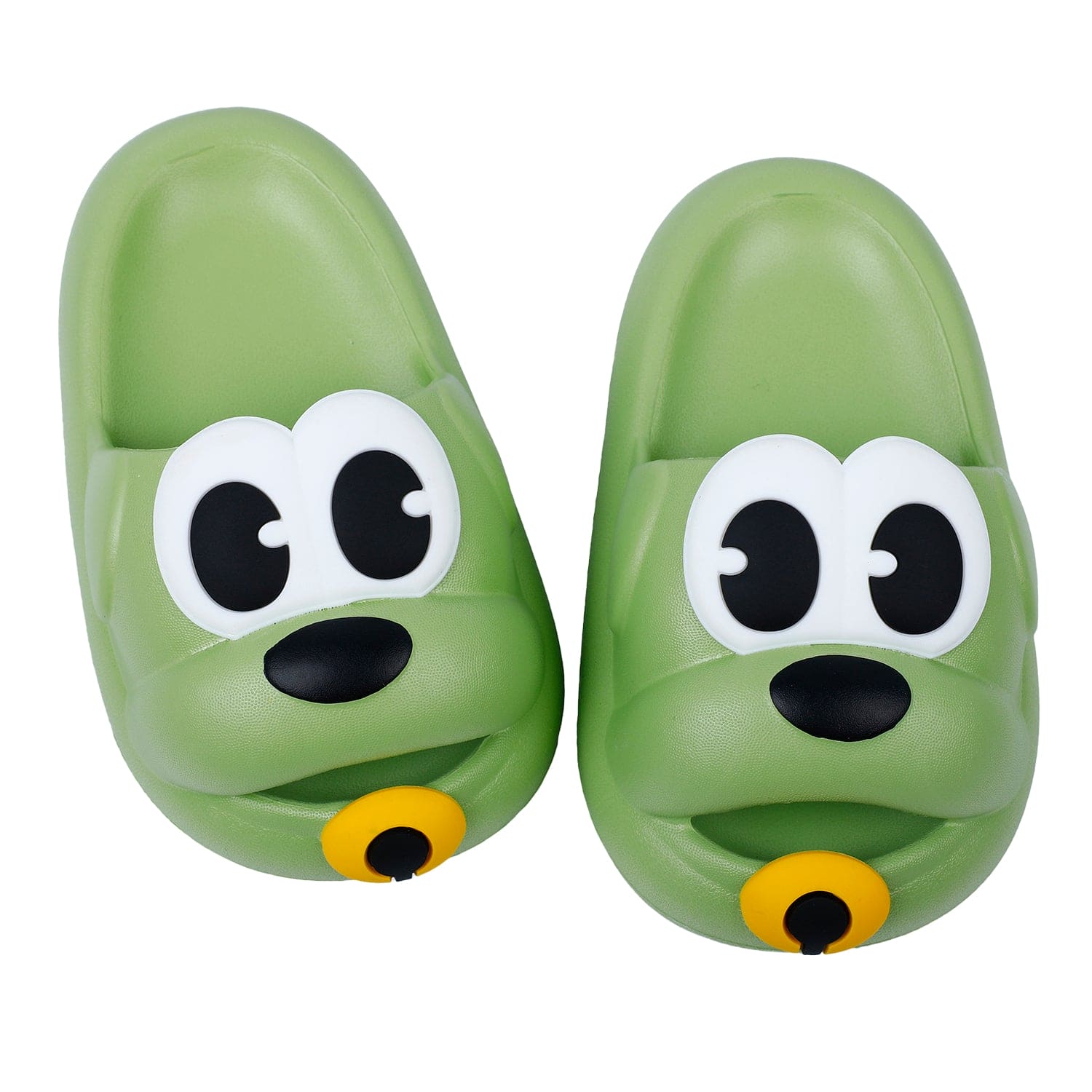 Baby Moo Dog Waterproof Soft Slippers Anti-Skid Sliders - Green