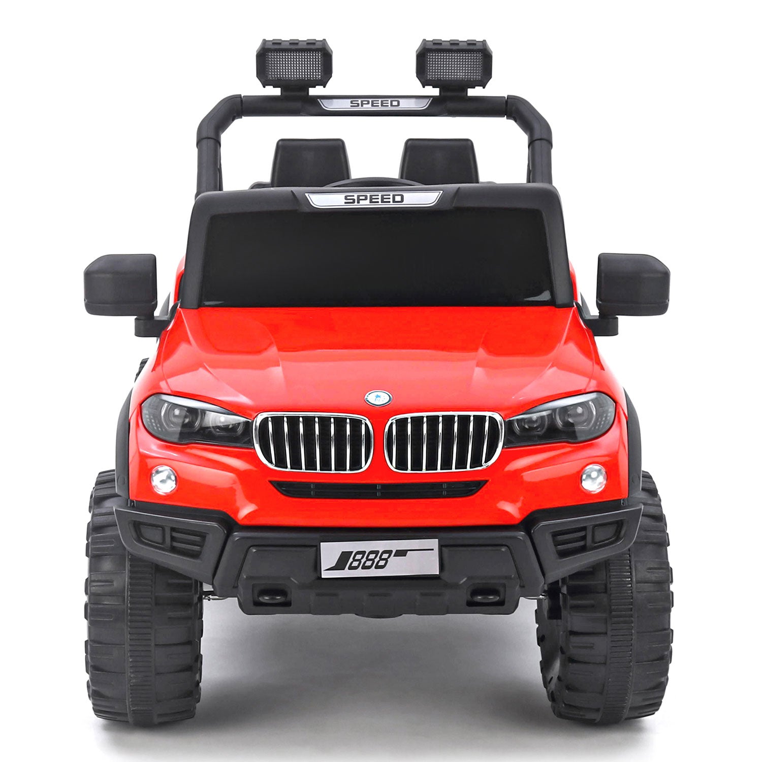 Baby Moo 4X4 Mercedes Benz Electric Ride-On Car for Kids | Rechargeable Battery | Bluetooth Remote Control | USB MP3 Player | Double Seat | Age 2-6 - Red