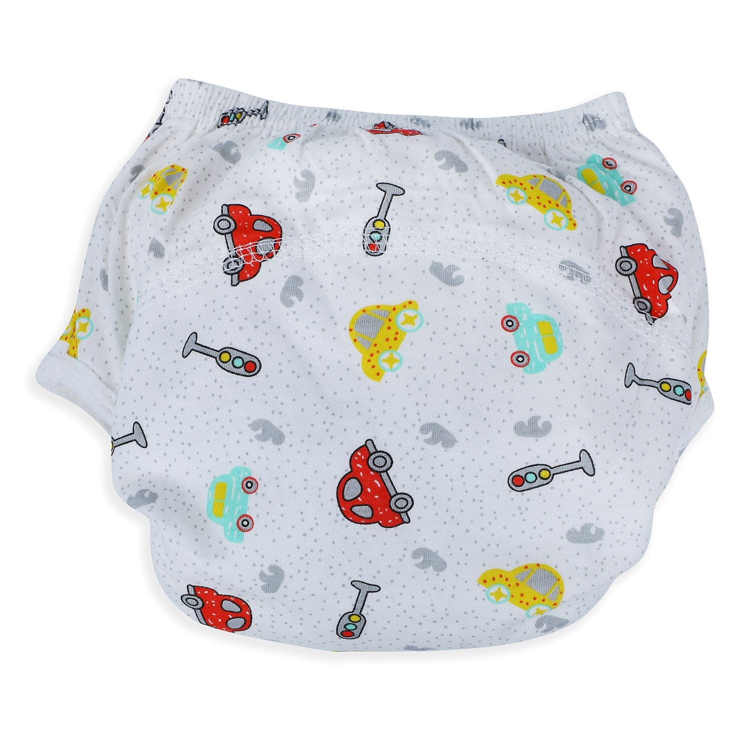 Baby Moo Vehicle Reusable Cloth Training Diaper Panty - Multicolour - Baby Moo