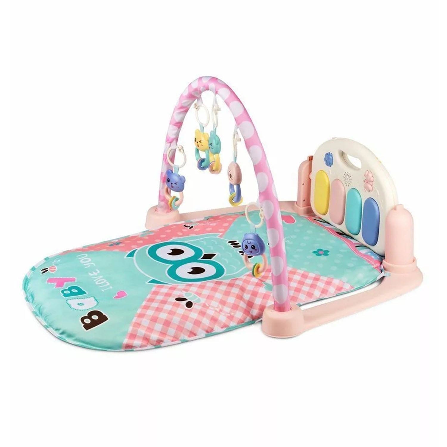 Owl Blue Piano Activity Gym