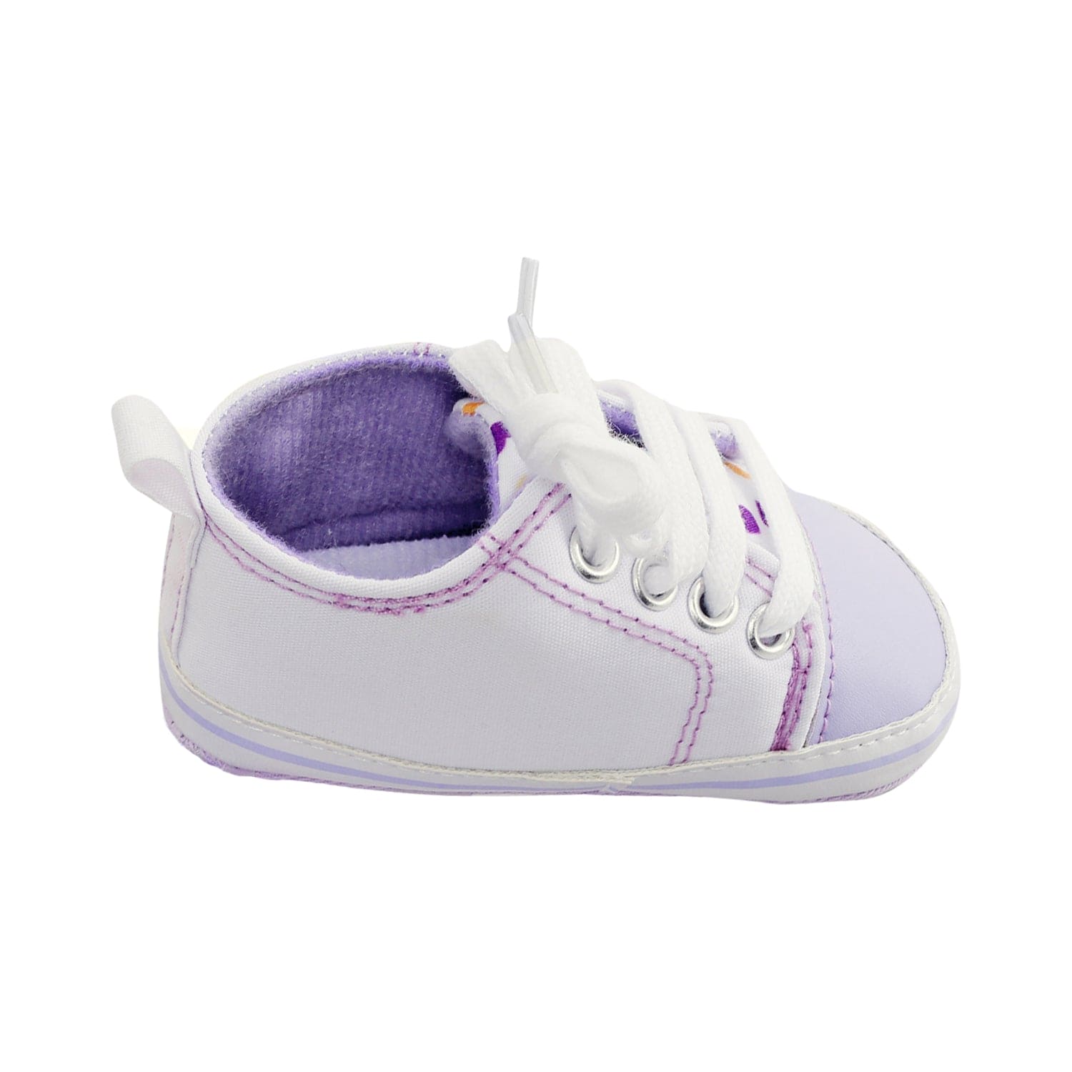 Baby Moo Purple Hearts Sneakers