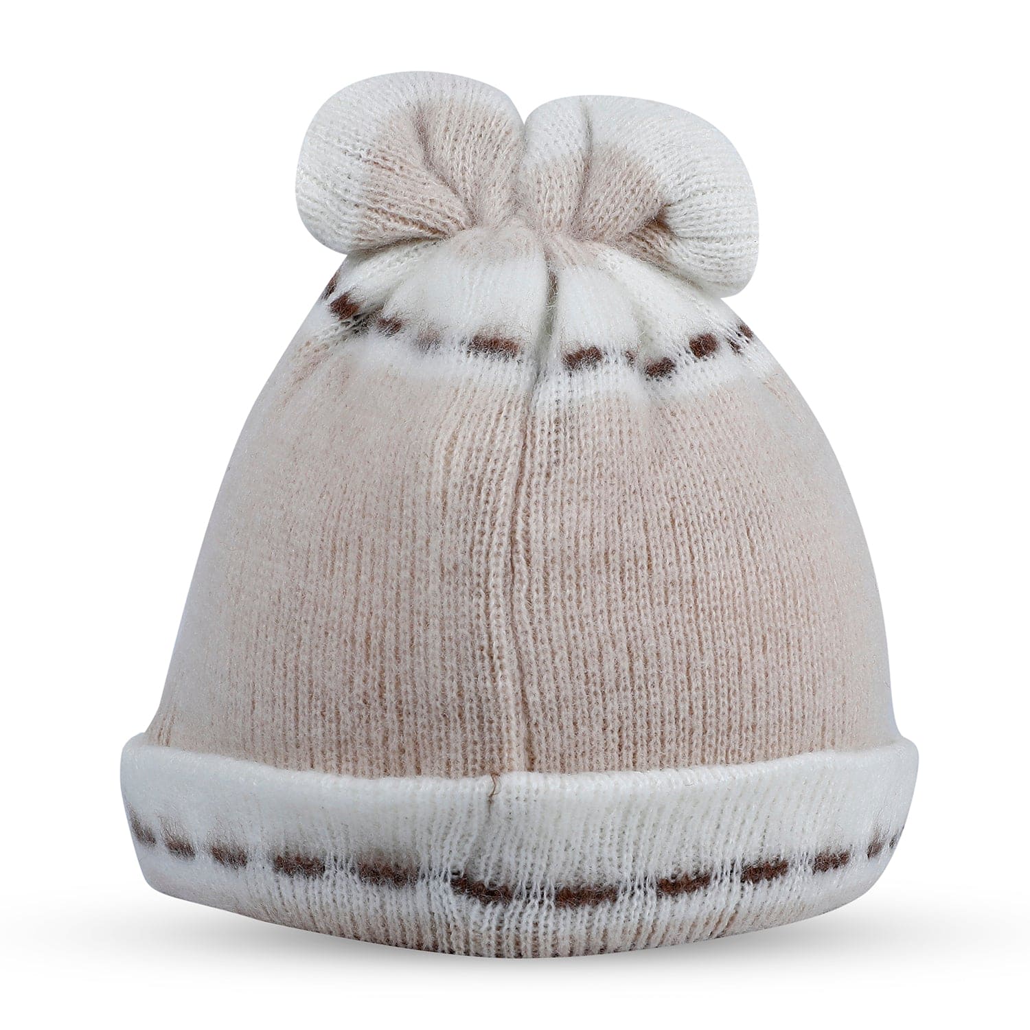 Baby Moo Koala Breathable Beanie Warm Knitted Woollen Cap - Beige