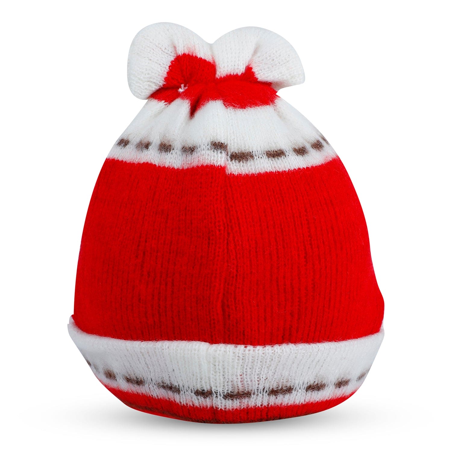 Baby Moo Koala Breathable Beanie Warm Knitted Woollen Cap - Red