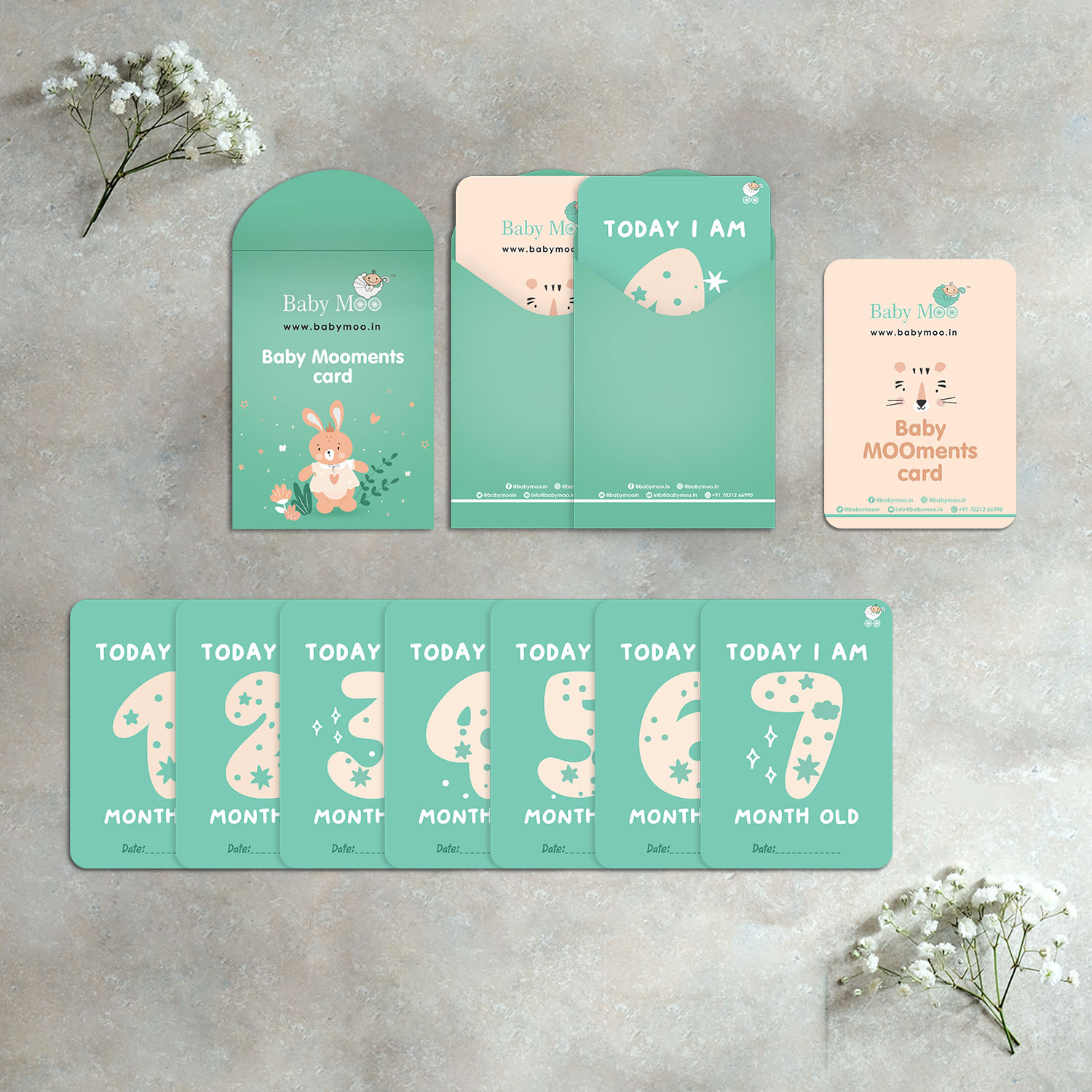 Baby MooMents First Year Milestone Cards