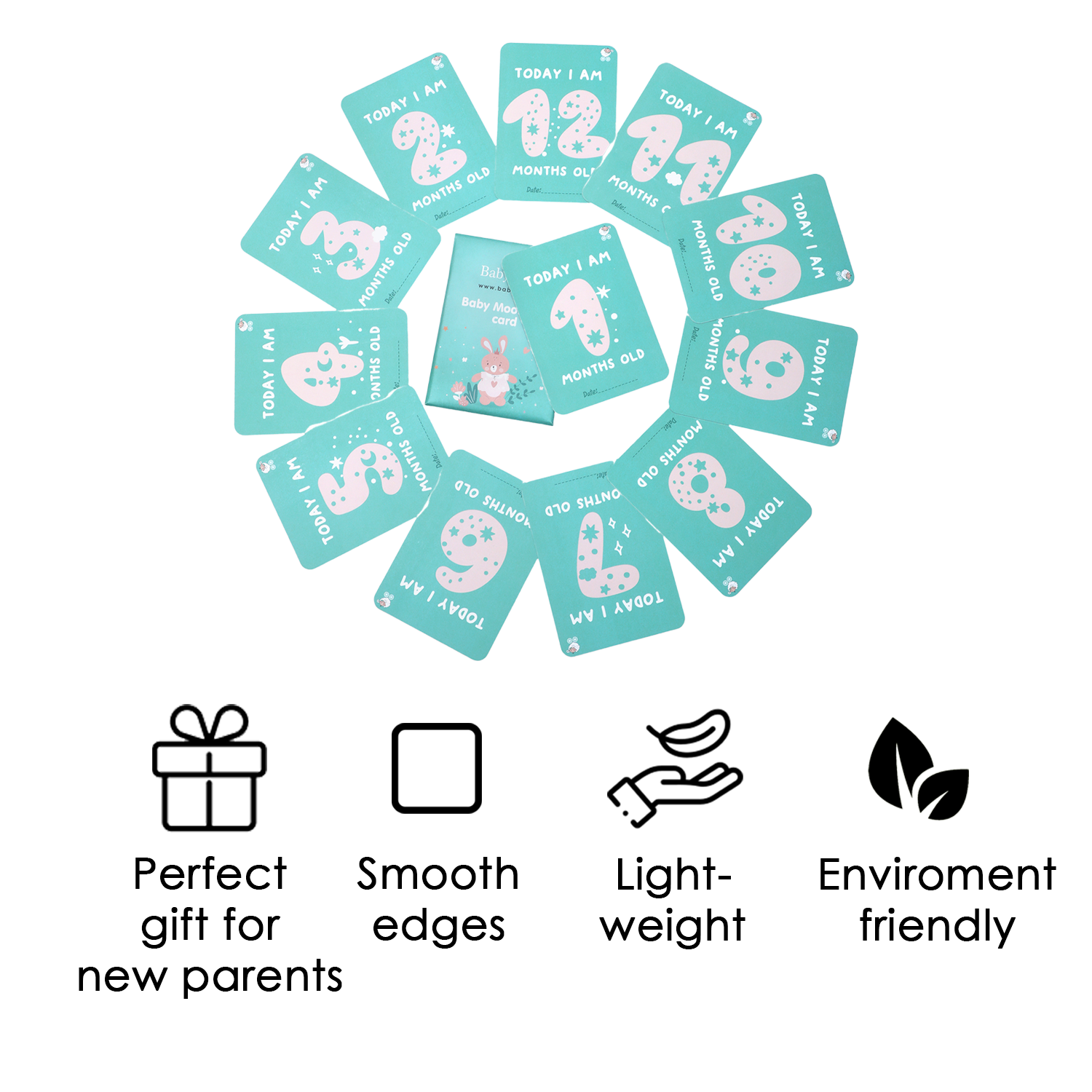 Baby MooMents First Year Milestone Cards