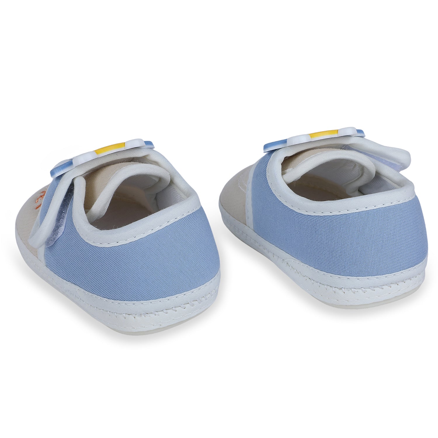 Baby Moo Persian Kitty Soft Sole Anti-Slip Booties - Blue - Baby Moo