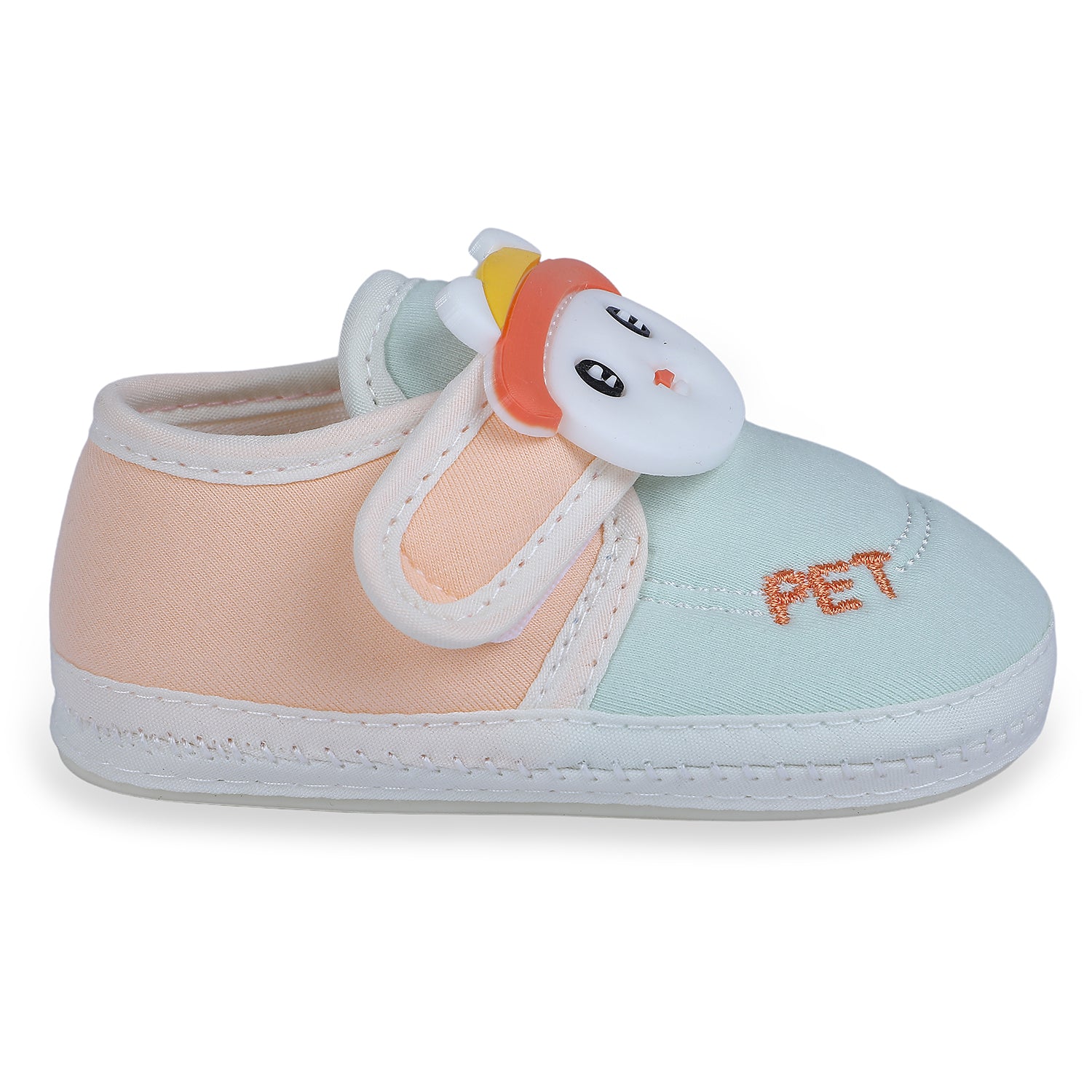 Baby Moo Persian Kitty Soft Sole Anti-Slip Booties - Green - Baby Moo