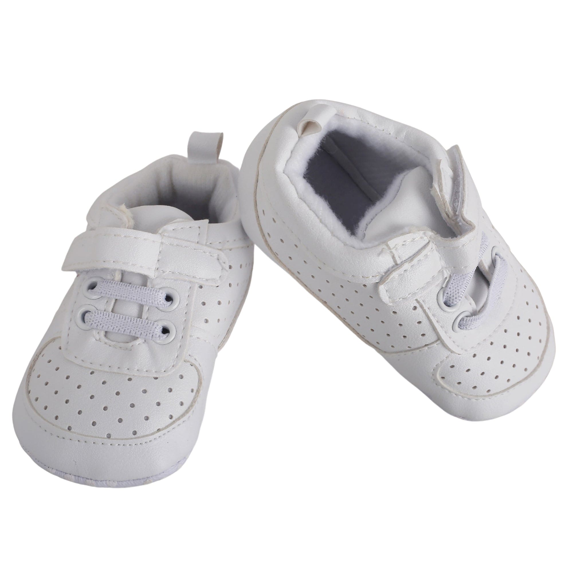 Baby Moo Matte White Sneakers