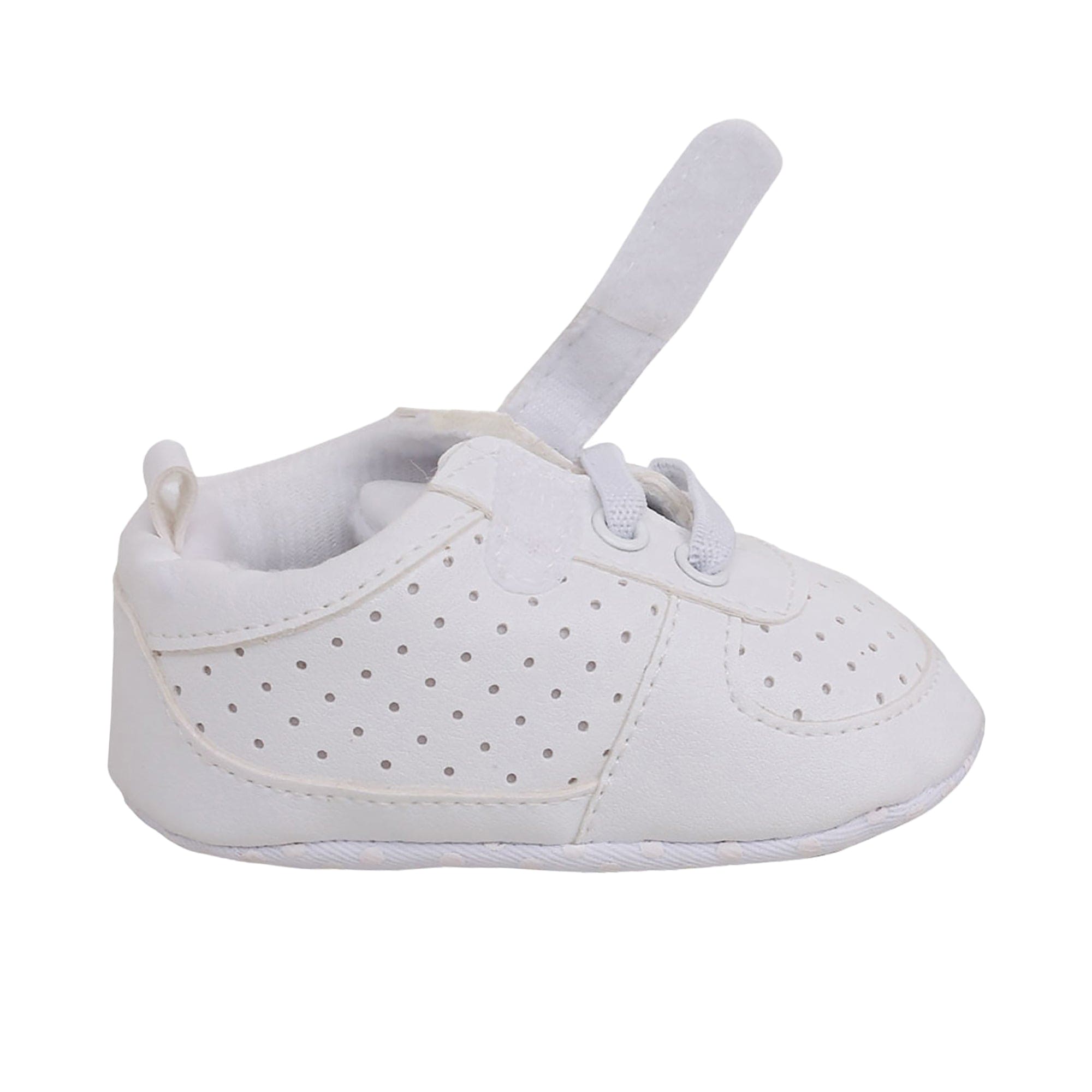 Baby Moo Matte White Sneakers