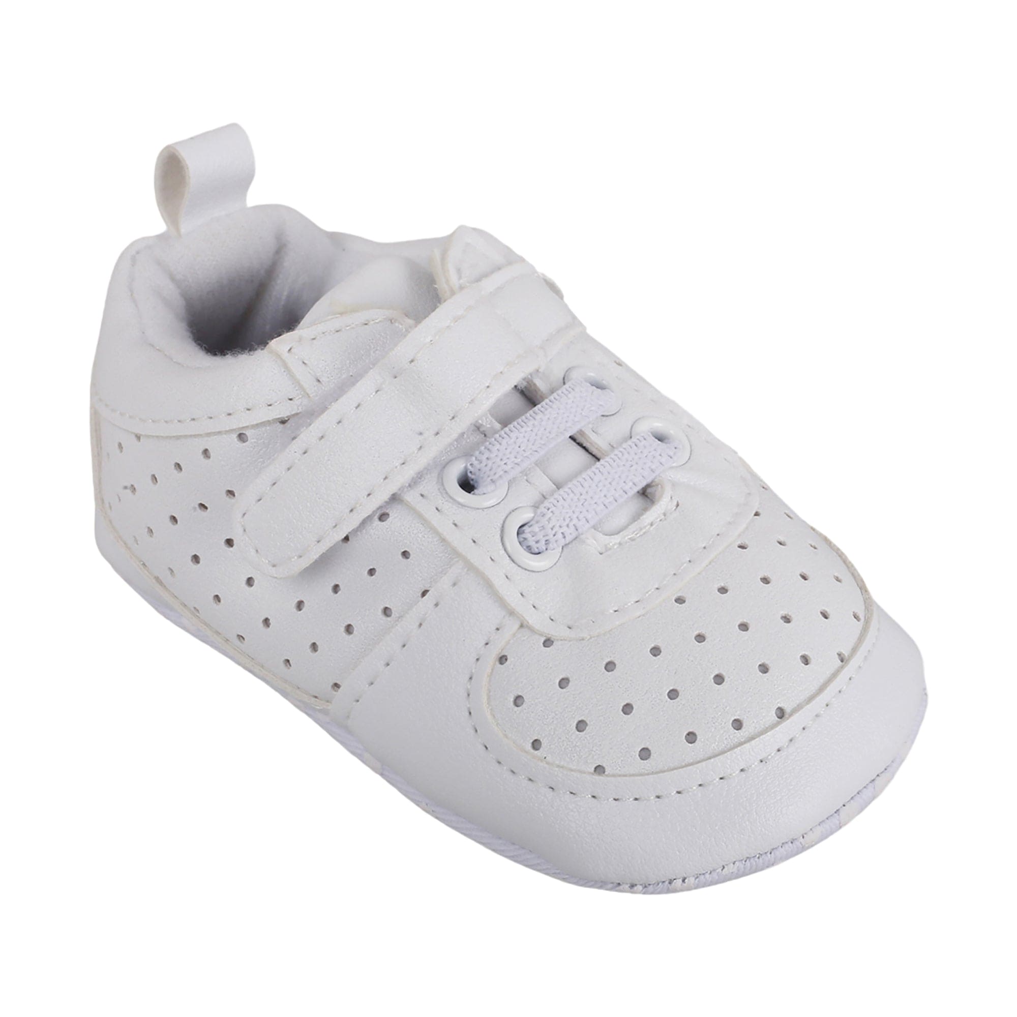 Baby Moo Matte White Sneakers
