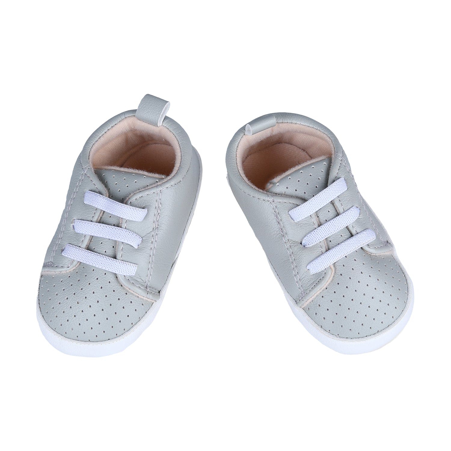 Lace-Up Comfortable And Breathable Anti-Slip Sneaker Shoes - Grey