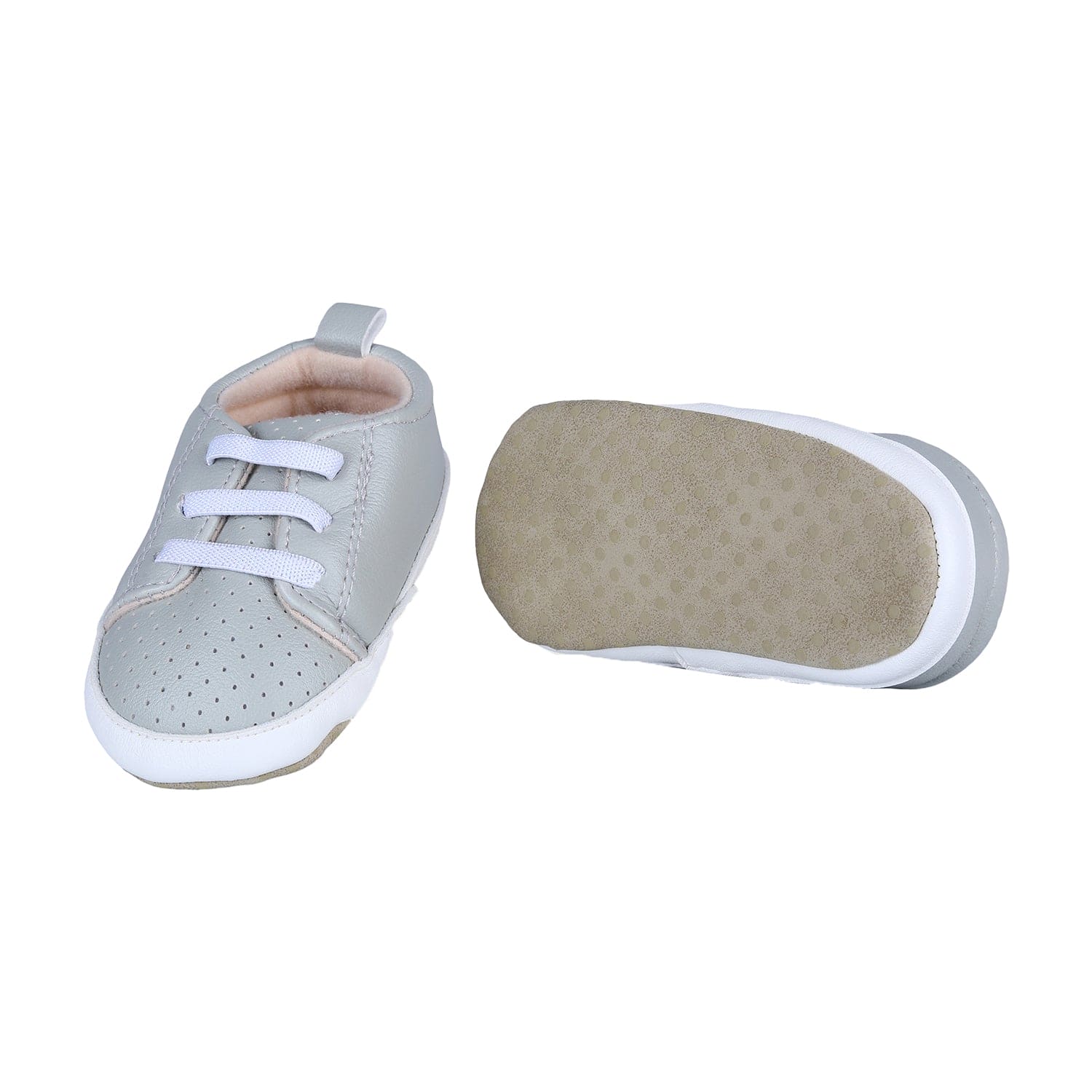 Lace-Up Comfortable And Breathable Anti-Slip Sneaker Shoes - Grey