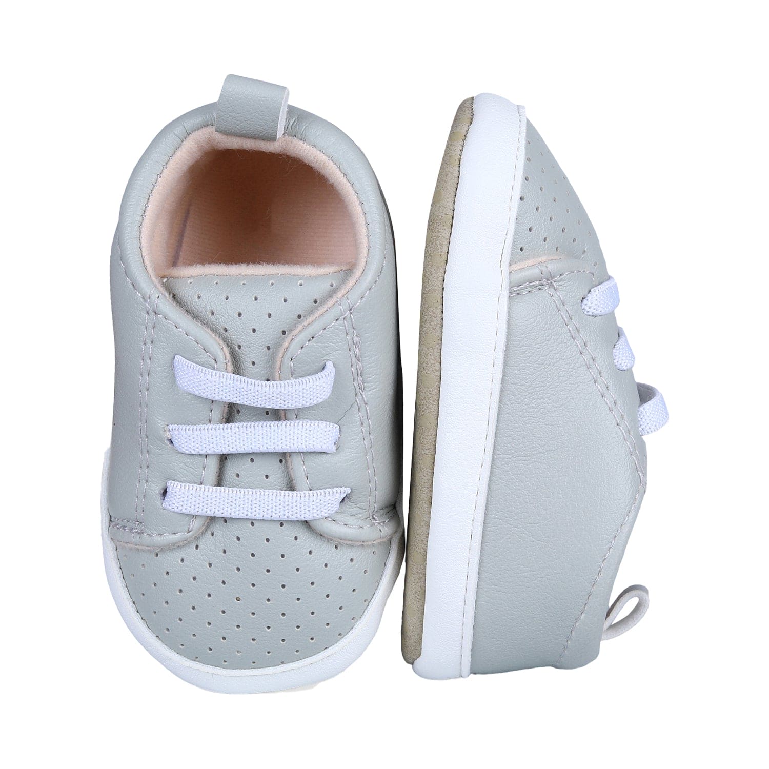 Lace-Up Comfortable And Breathable Anti-Slip Sneaker Shoes - Grey