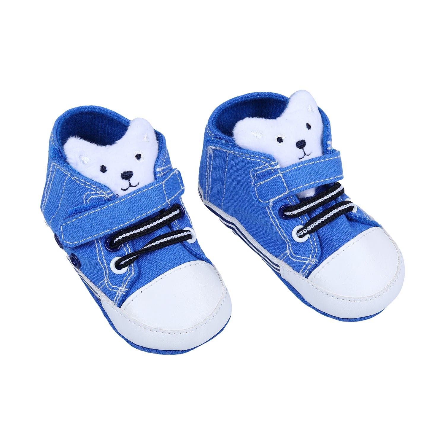 My Buddy Bear Cute And Stylish Comfy Velcro Booties - Blue
