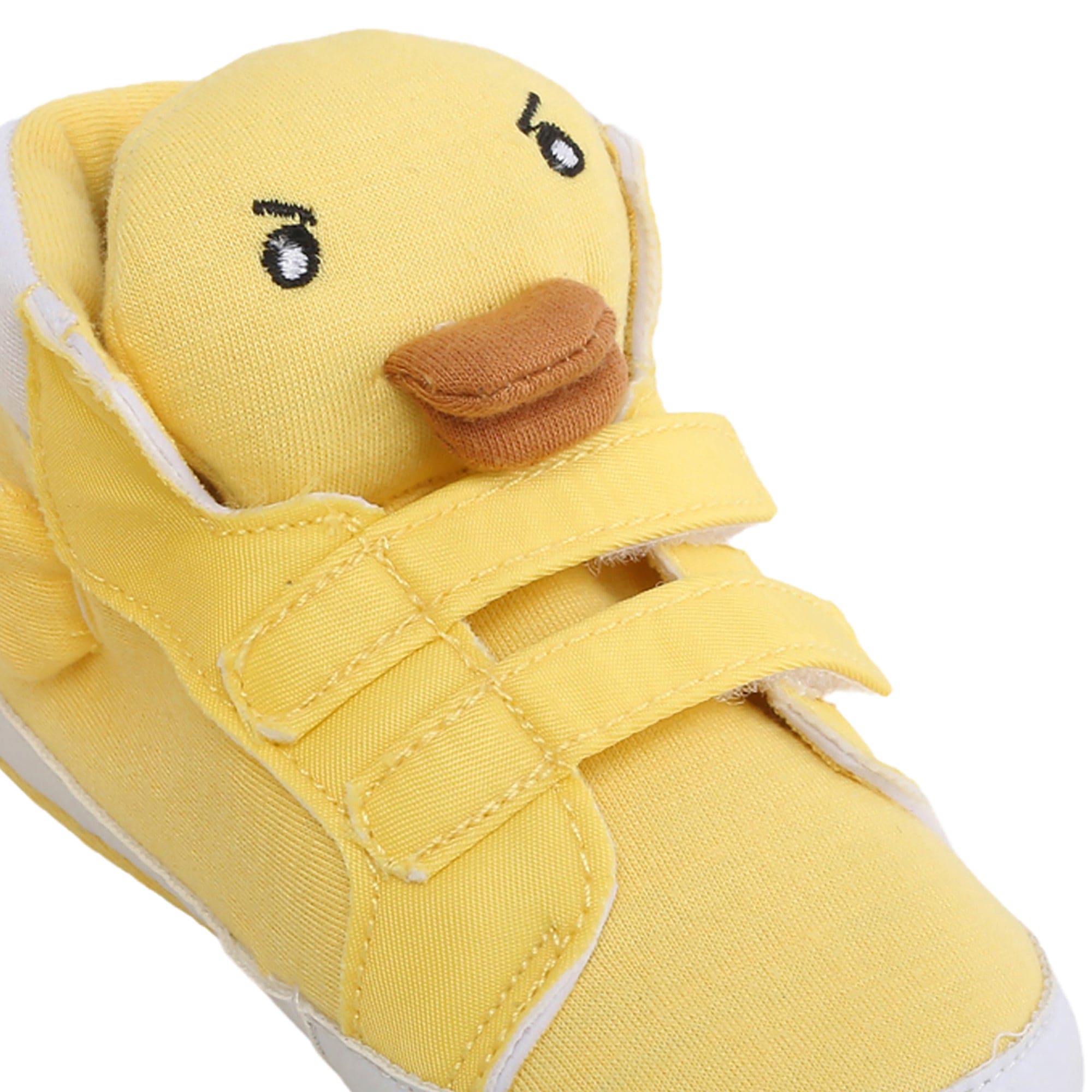 Baby Moo Yellow Ducklings Velcro Casual Booties