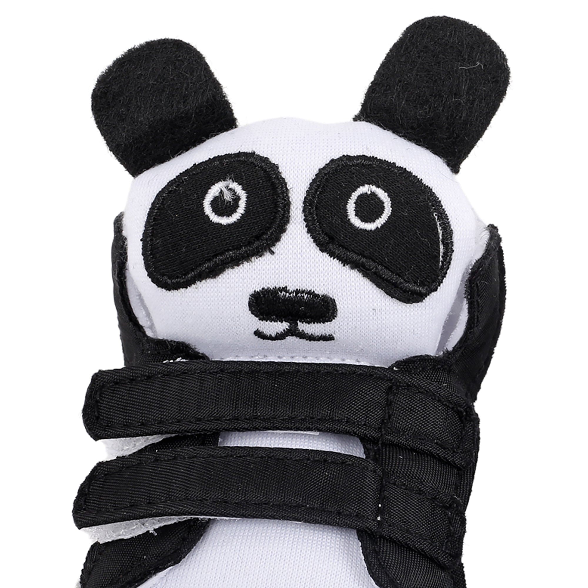 Panda Black Velcro Booties