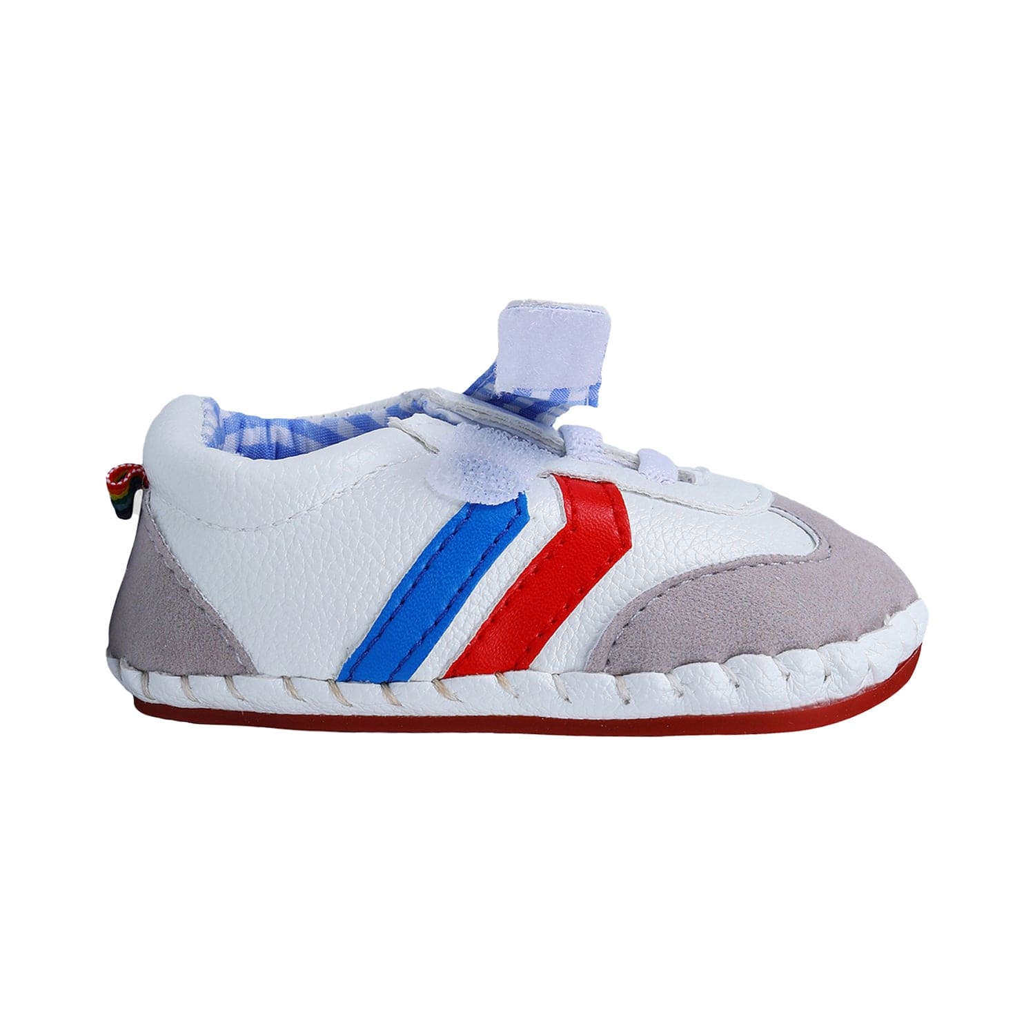 Velcro Colour Blocked Casual Anti-Skid Shoes - Multicolour