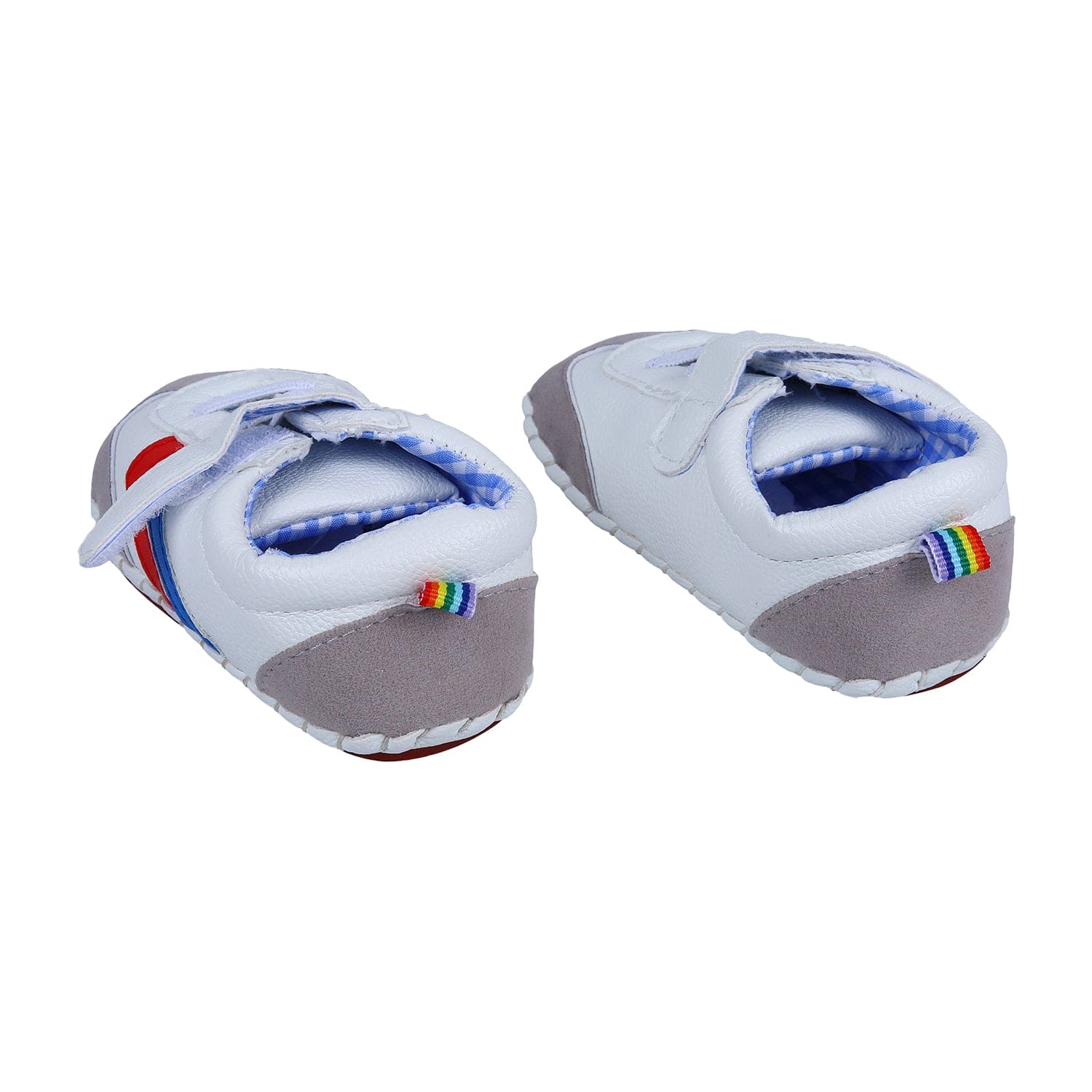Velcro Colour Blocked Casual Anti-Skid Shoes - Multicolour