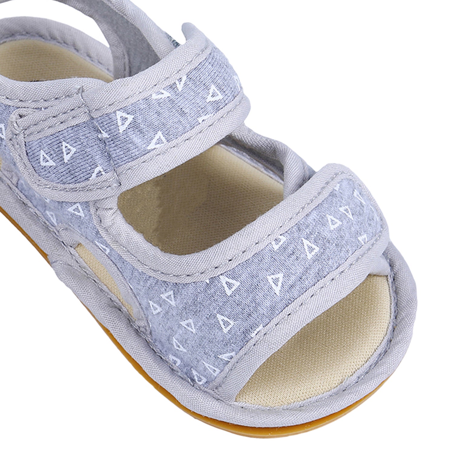 Triangle Comfortable Anti-skid Floater Sandals - Grey