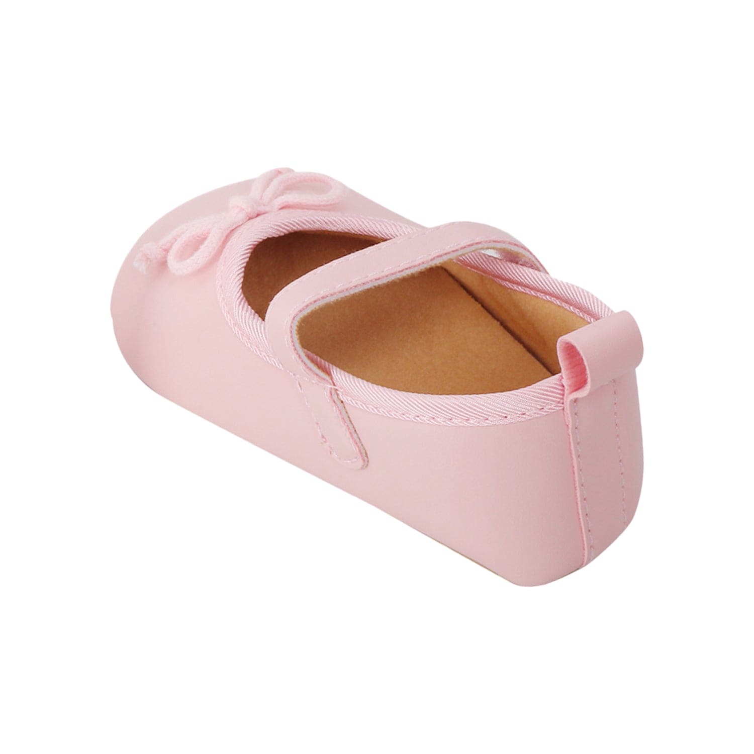 Baby Moo Dressy Bow Pink Booties