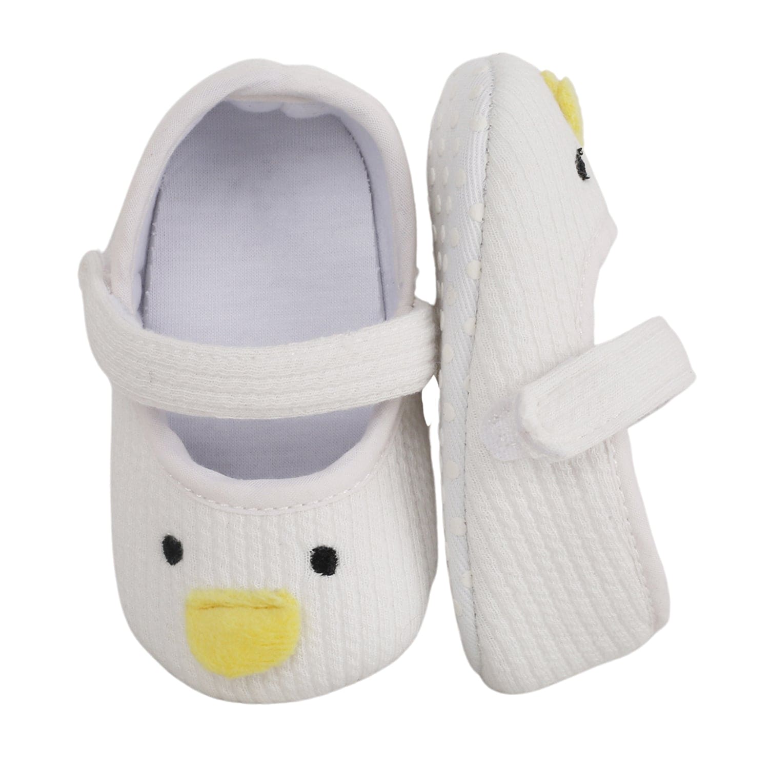 Baby Moo Ducklings White Booties