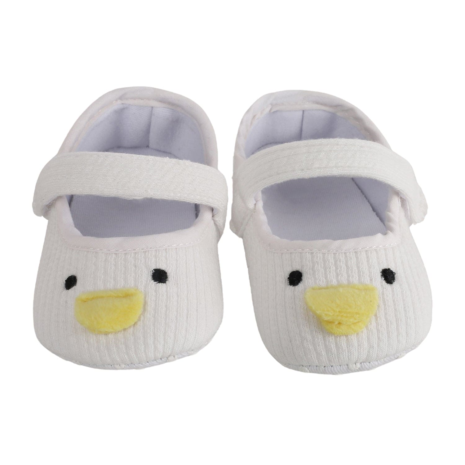 Baby Moo Ducklings White Booties