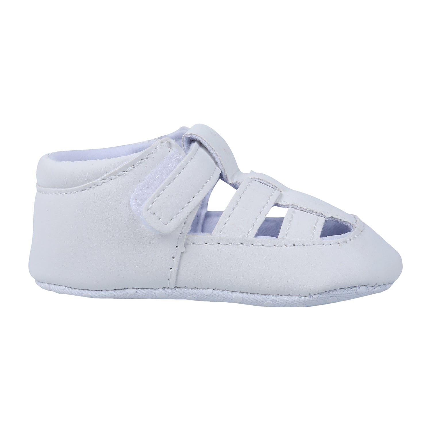 Velcro Hook-Loop Premium Anti-Slip Sandal Booties - White