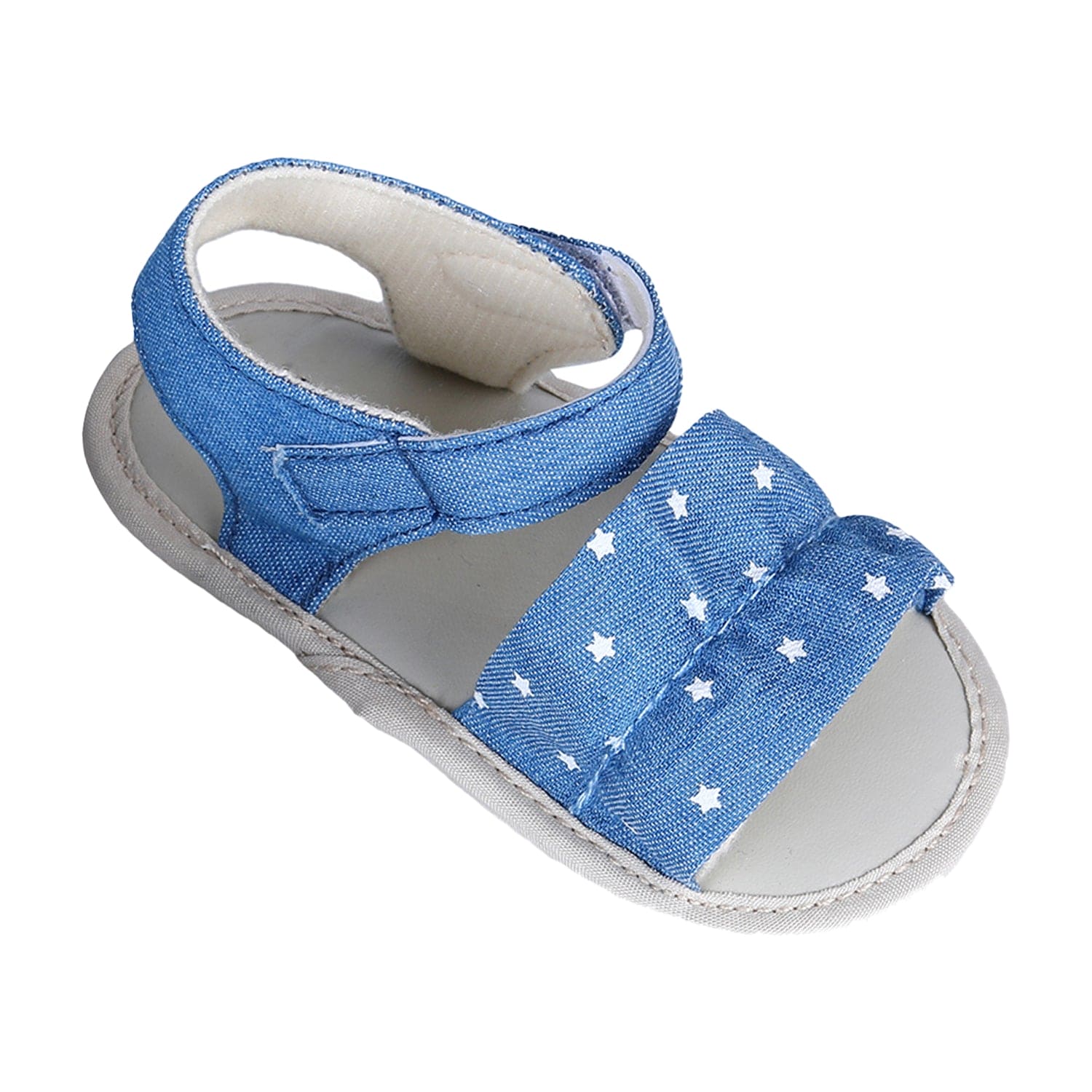 Ruffle Star Premium Girls Anti-Slip Sandal Booties - Blue