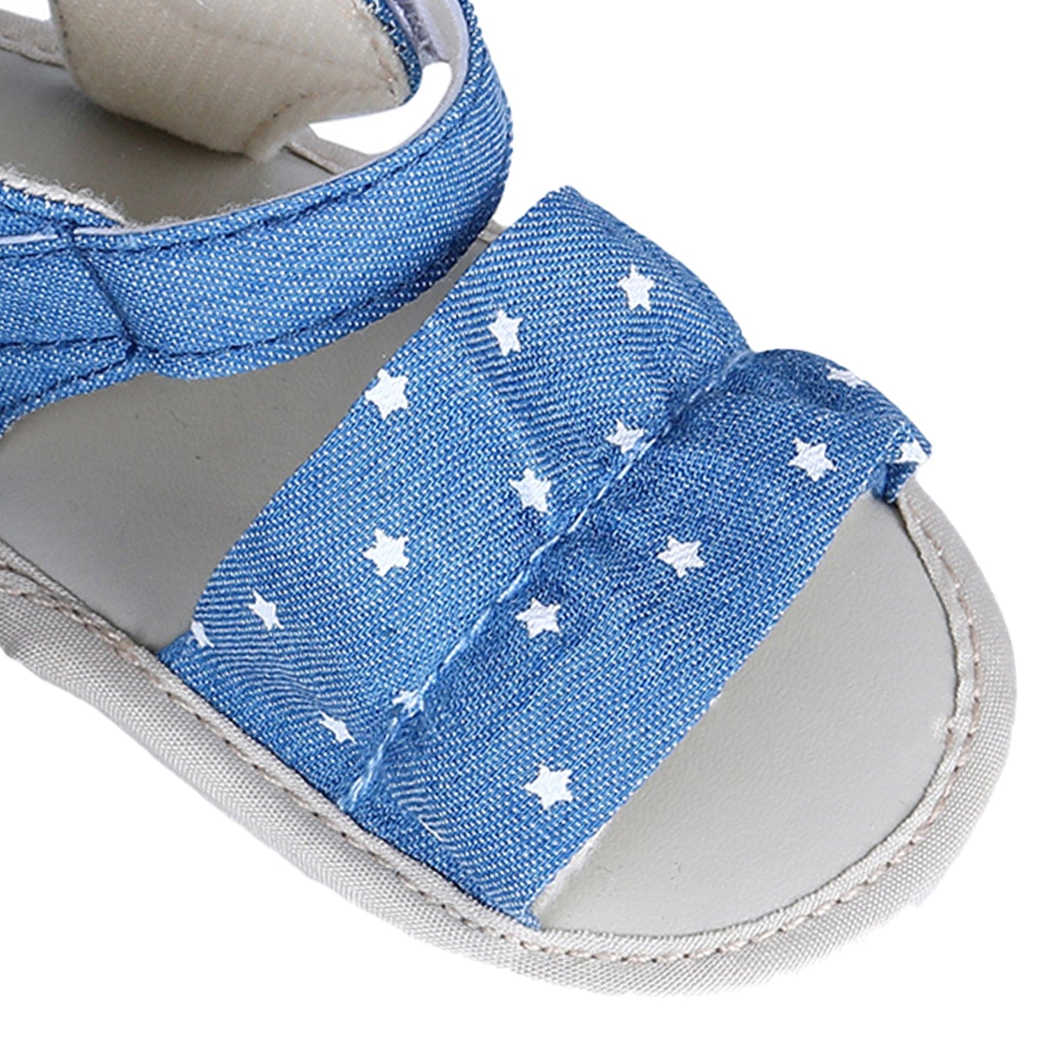 Ruffle Star Premium Girls Anti-Slip Sandal Booties - Blue