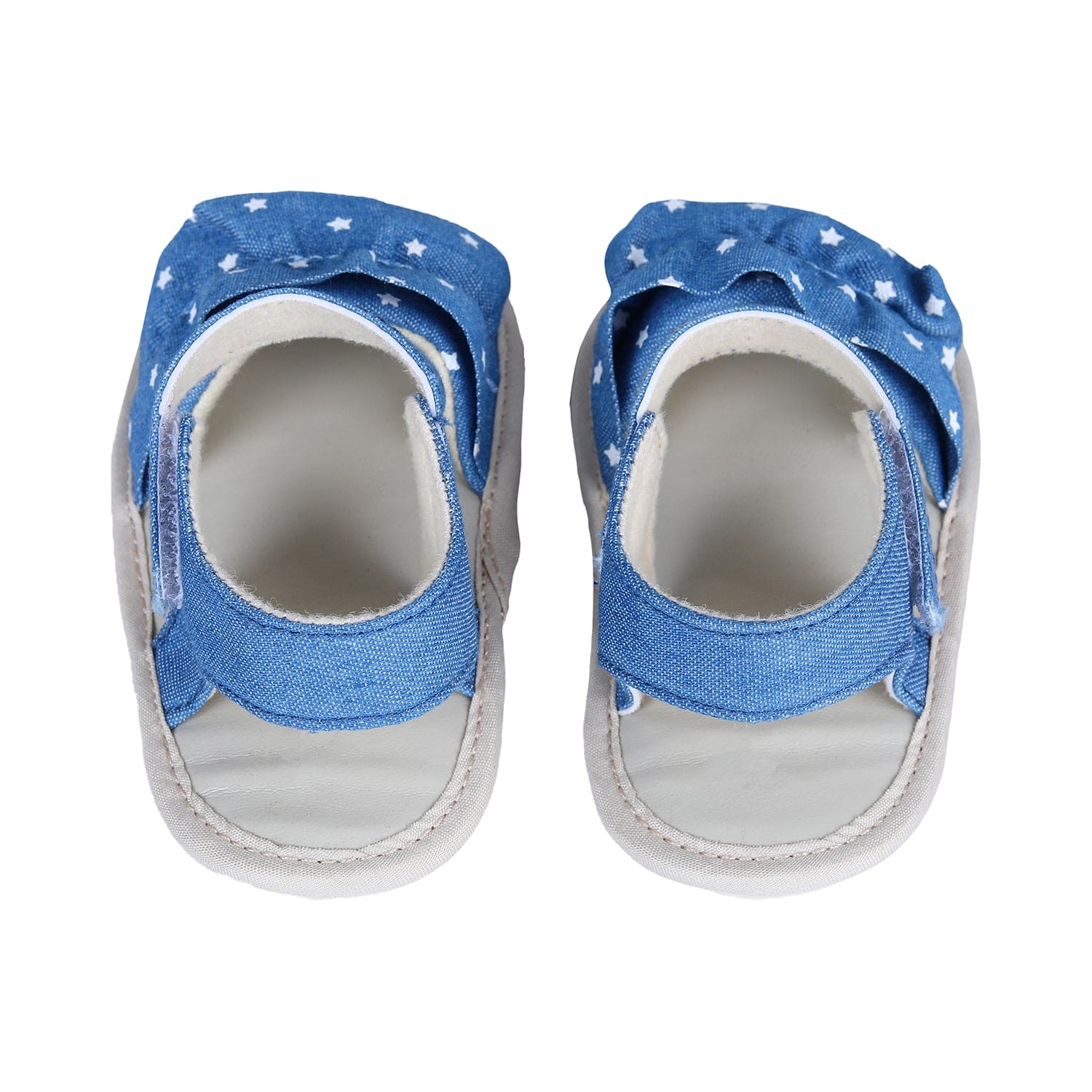 Ruffle Star Premium Girls Anti-Slip Sandal Booties - Blue