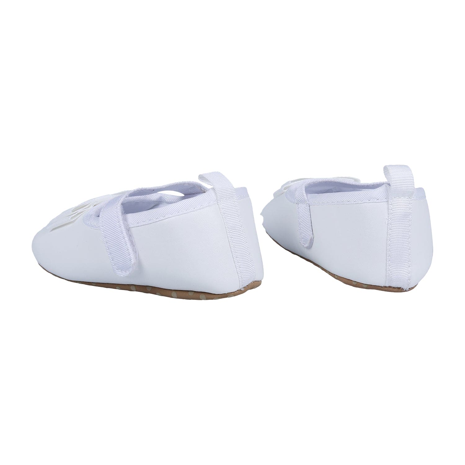 Bow Premium Girls Anti-Slip Ballerina Shoes - White