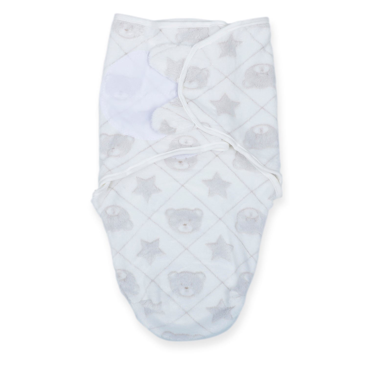 Baby Moo Bear Warm Ready Swaddle - Grey - Baby Moo