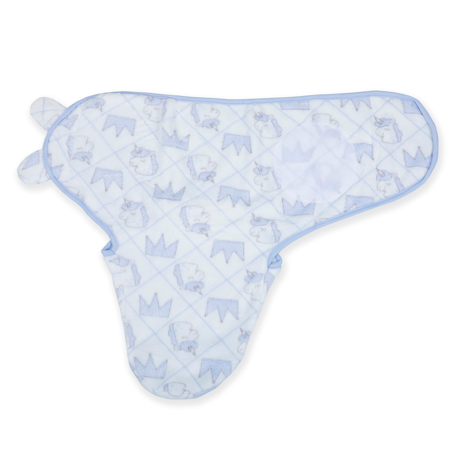 Baby Moo Unicorn Dreams Warm Ready Swaddle - Blue - Baby Moo