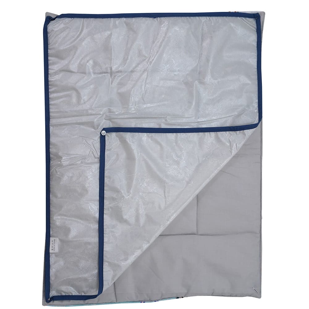 Baby Moo Animal Safari 3 Quilted Cotton And 1 Attachable Waterproof Diaper Changing Sheet Set - Yellow - Baby Moo