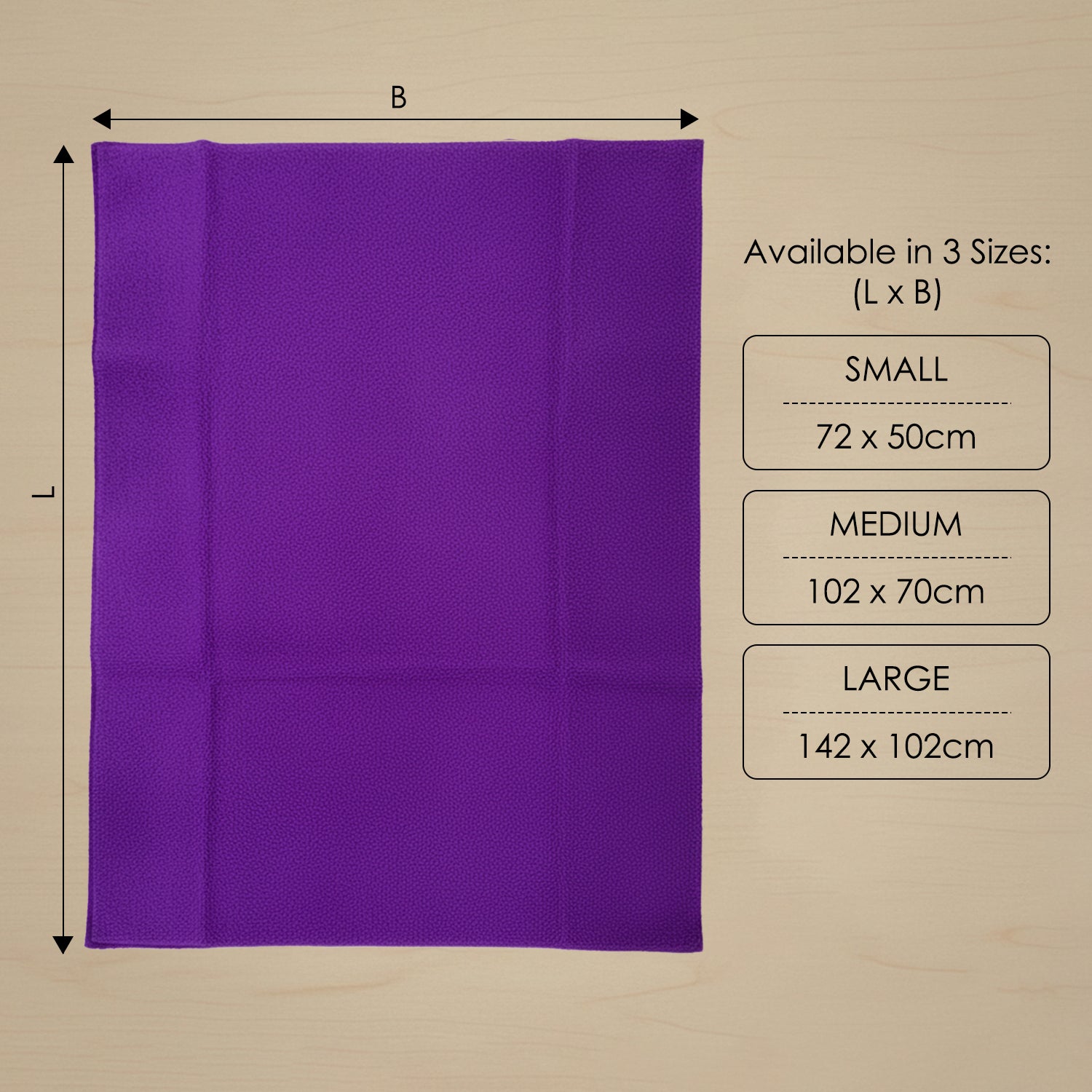 Baby Moo Plain Changeable Dry Sheet Water-resistant Bed Protector -Amethyst