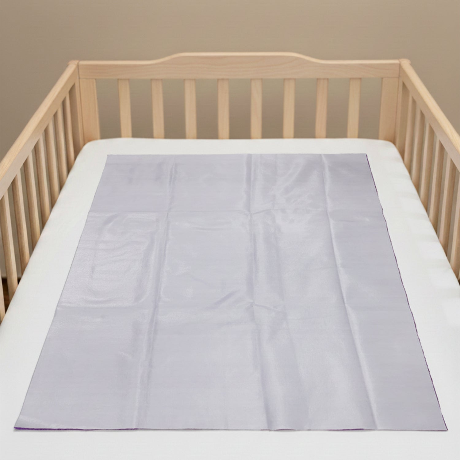 Baby Moo Plain Changeable Dry Sheet Water-resistant Bed Protector -Amethyst