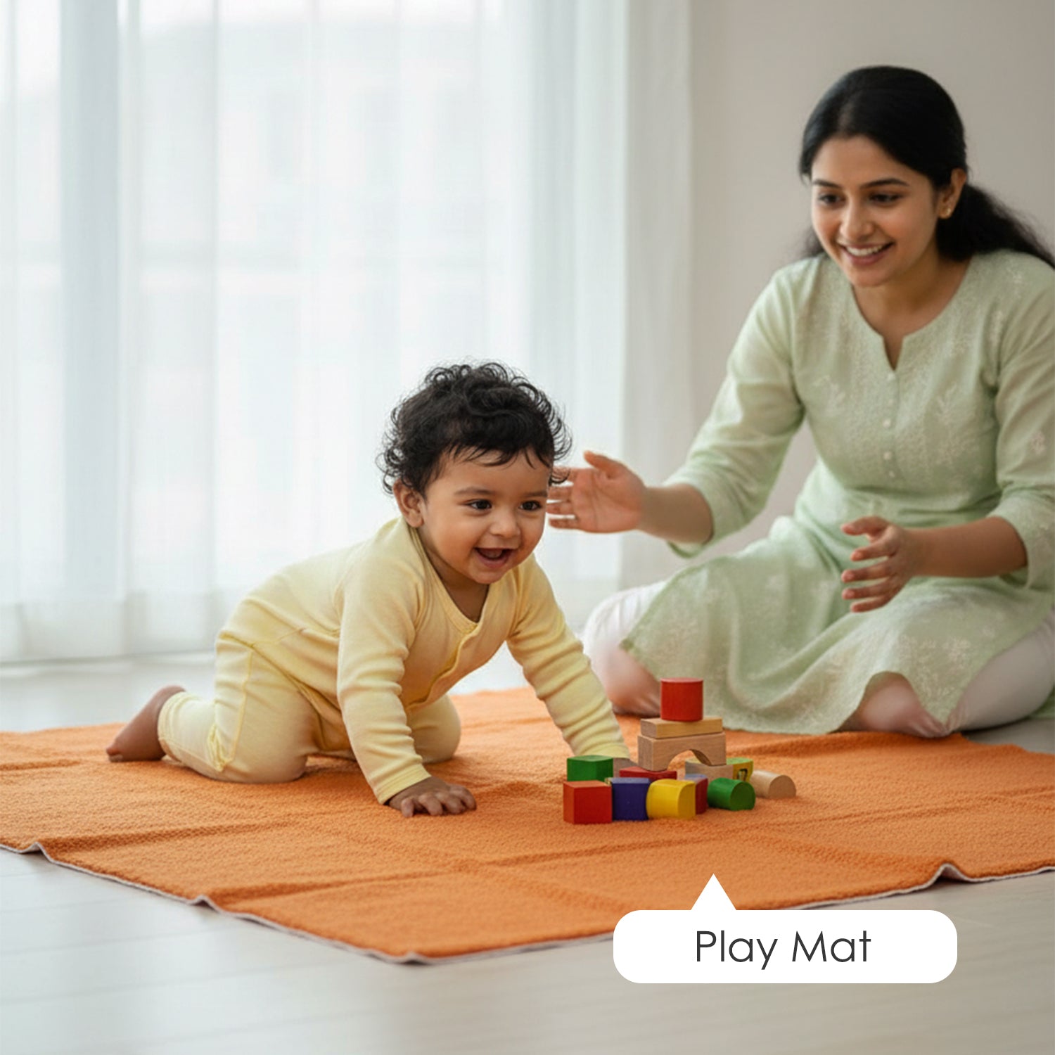 Baby Moo Plain Changeable Dry Sheet Water-resistant Bed Protector - Brown