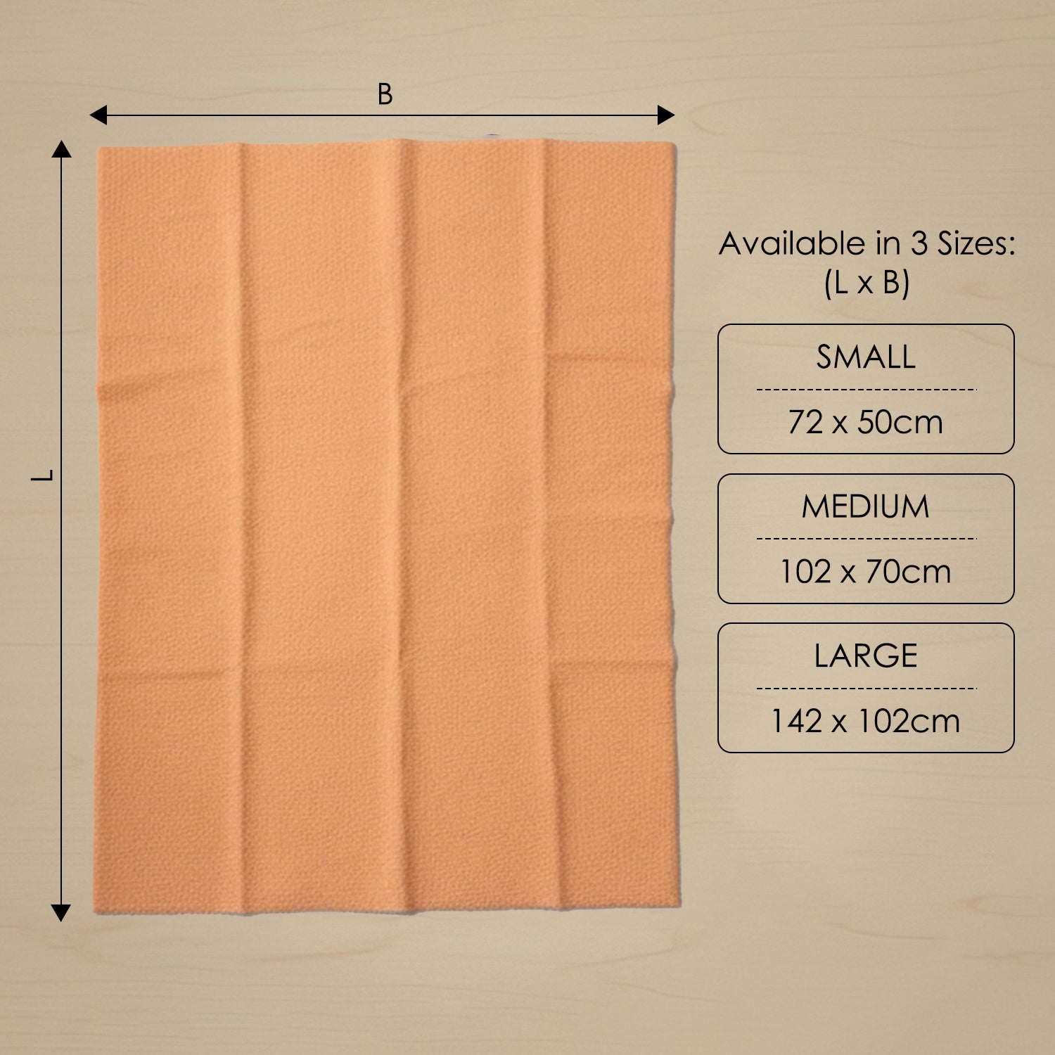 Baby Moo Plain Changeable Dry Sheet Water-resistant Bed Protector - Orange