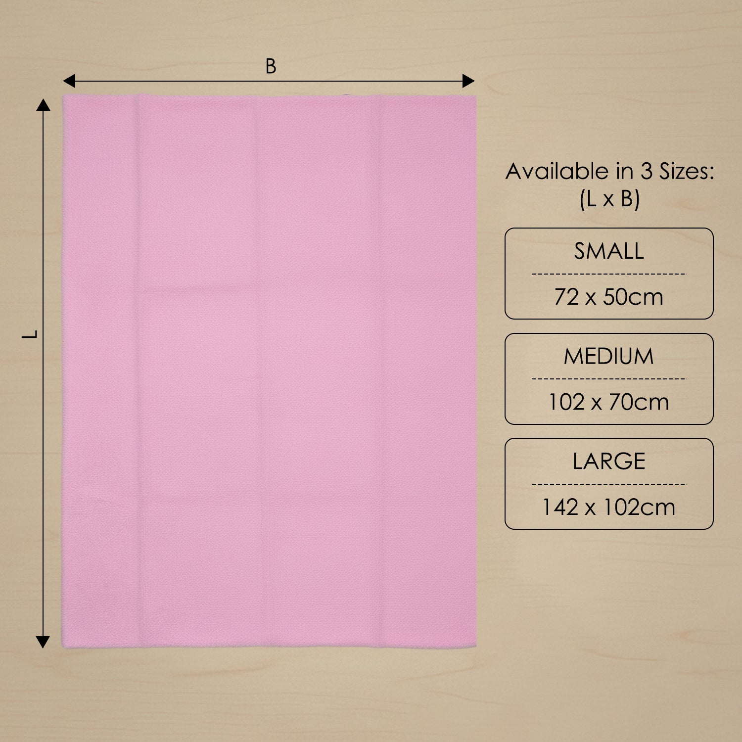 Baby Moo Plain Changeable Dry Sheet Water-resistant Bed Protector - Pink
