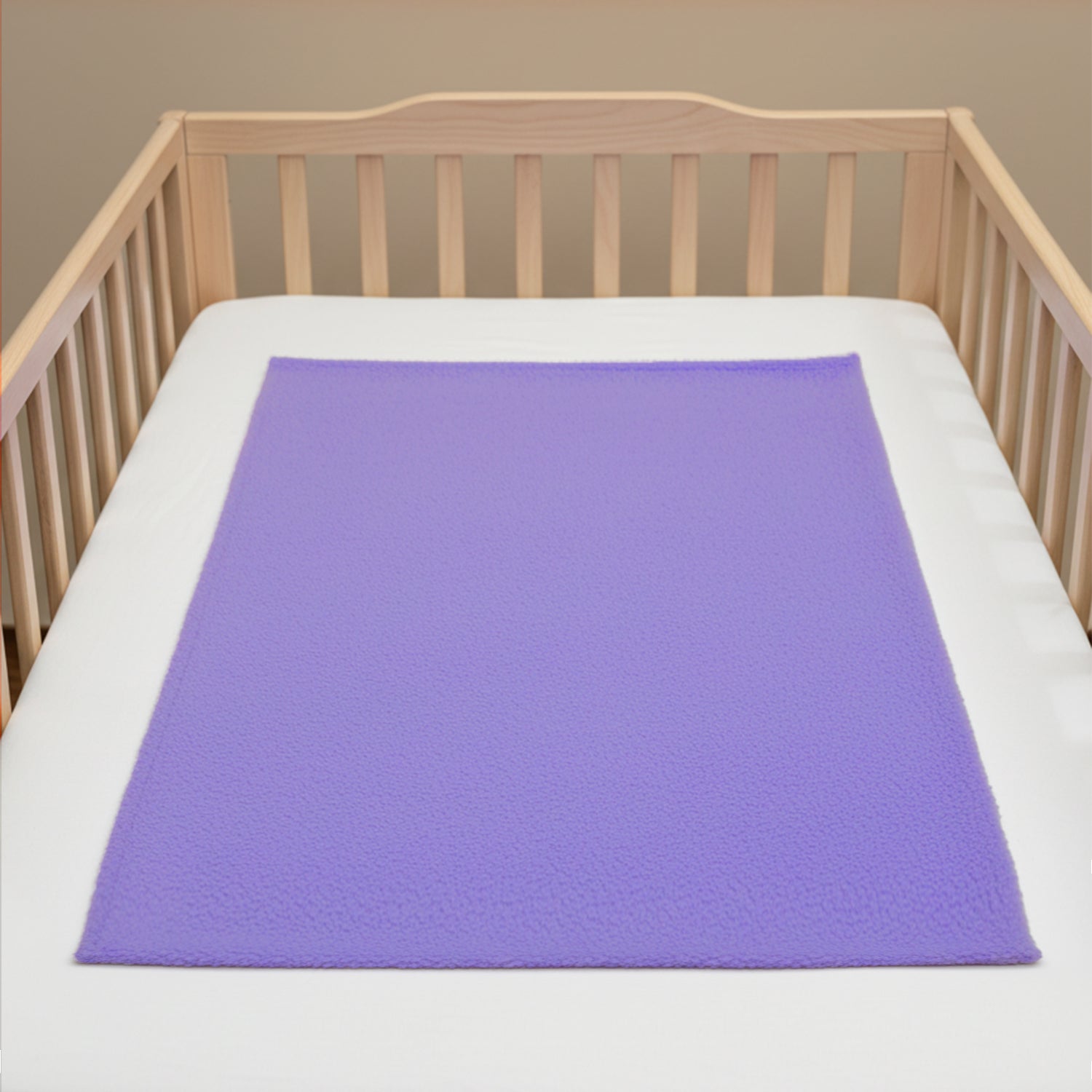 Baby Moo Plain Changeable Dry Sheet Water-resistant Bed Protector - Purple